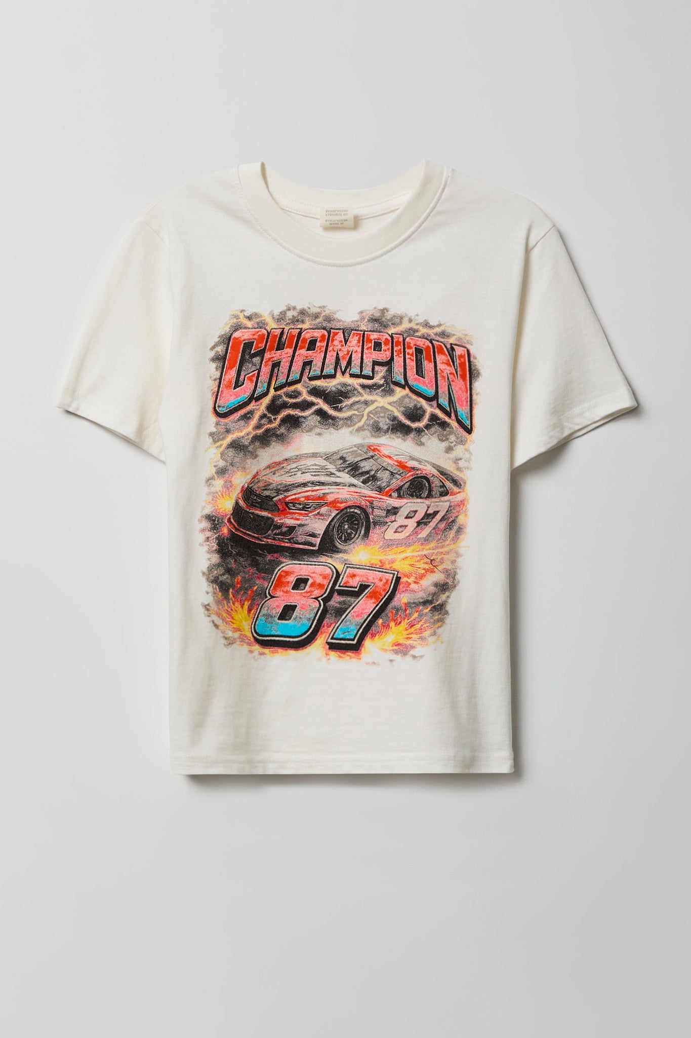 Kids Racecar Graphic T-Shirt