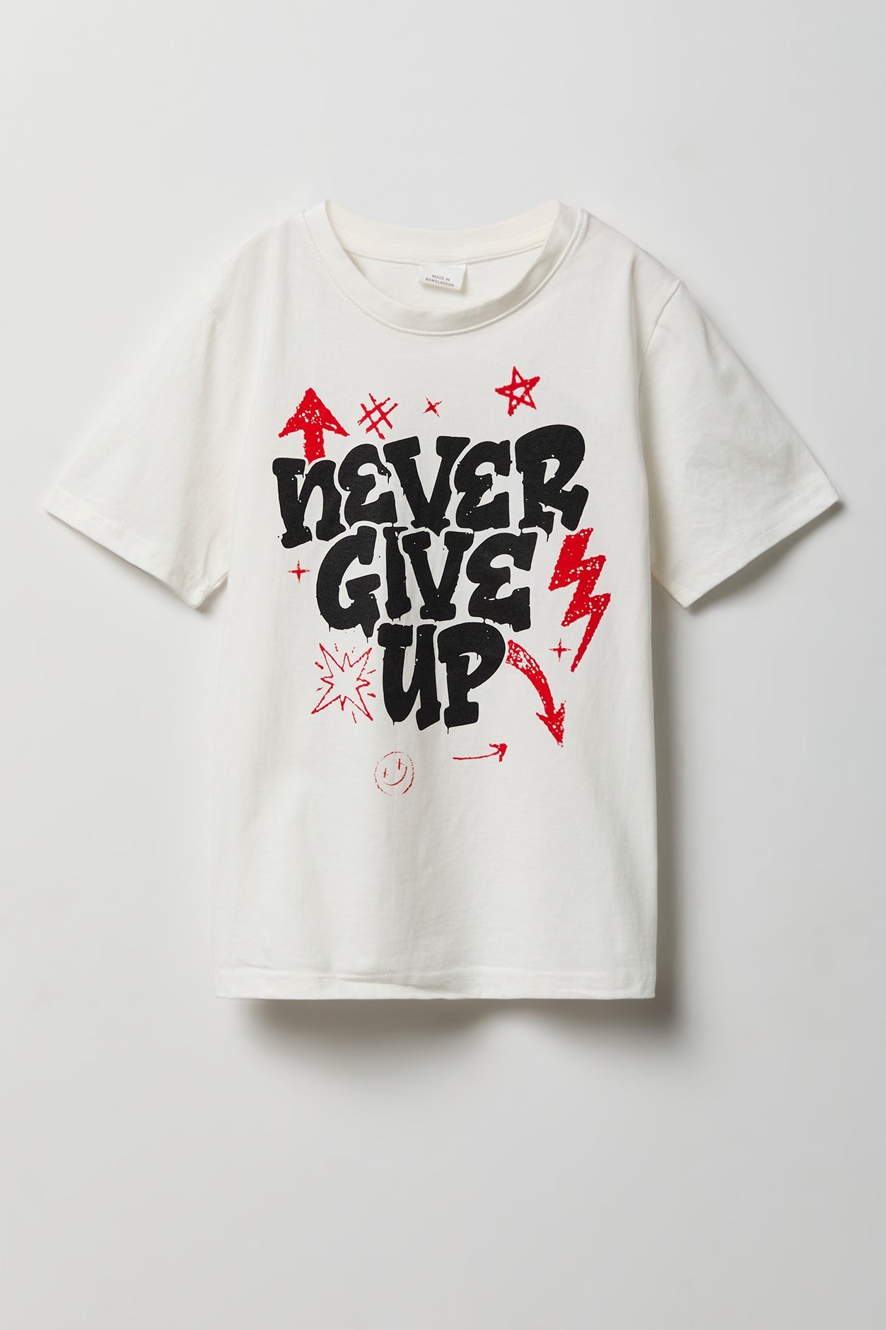 Kids Never Give Up Graphic T-Shirt