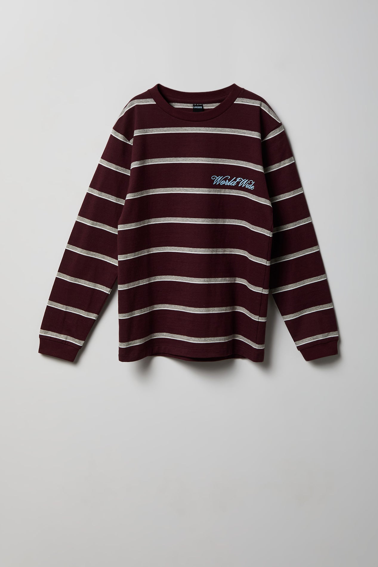 Boys Graphic Striped Long Sleeve T-Shirt