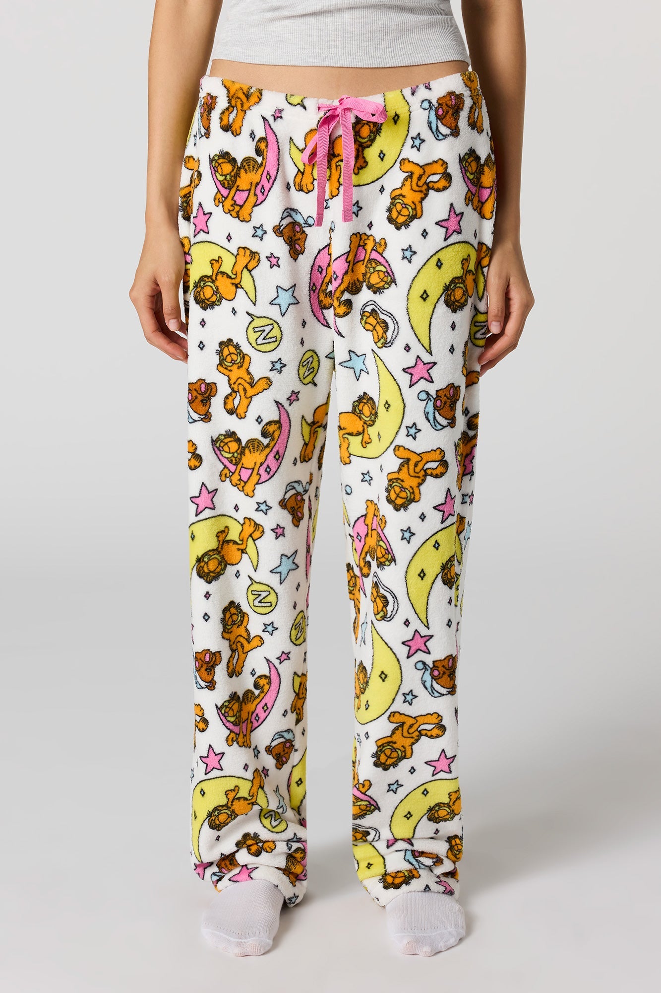 Iconic Print Plush Pajama Pant