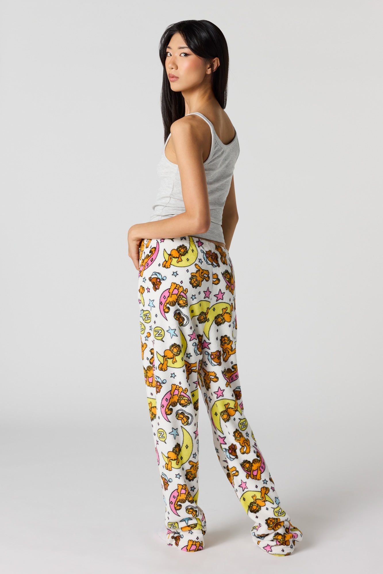 Iconic Print Plush Pajama Pant