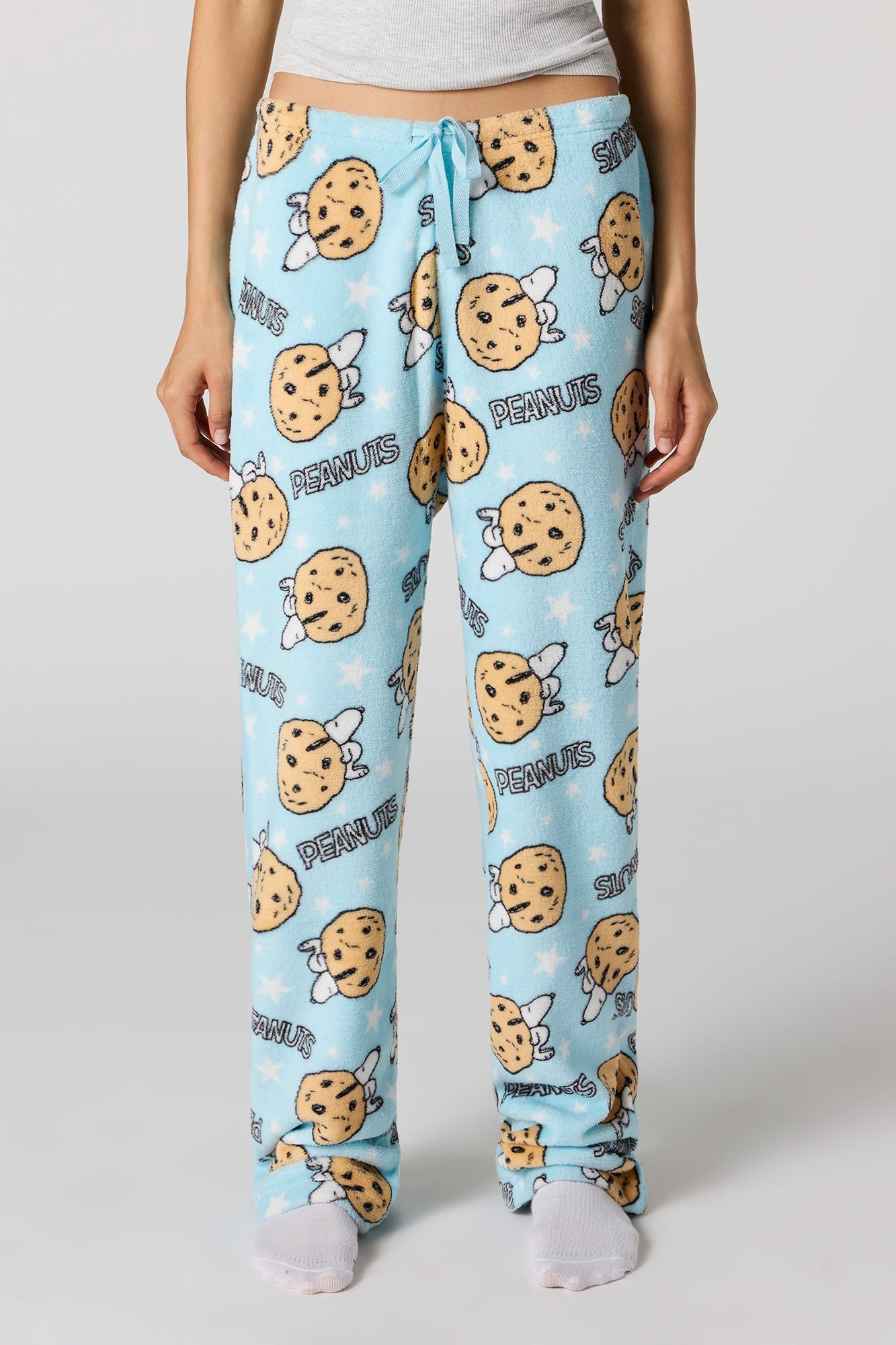 Iconic Print Plush Pajama Pant