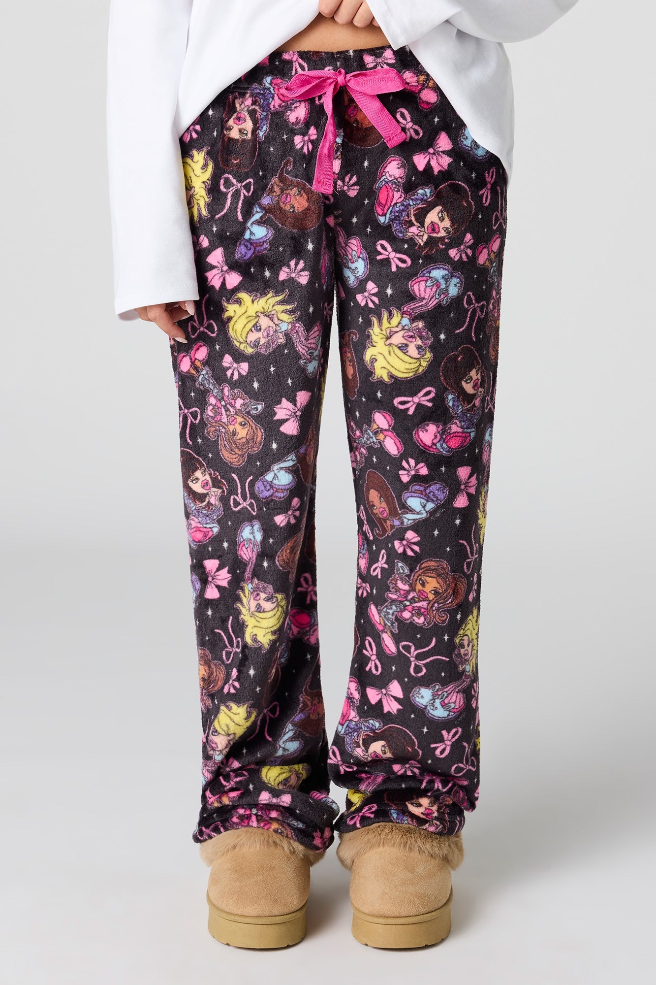 Plush Printed Pajama Pant
