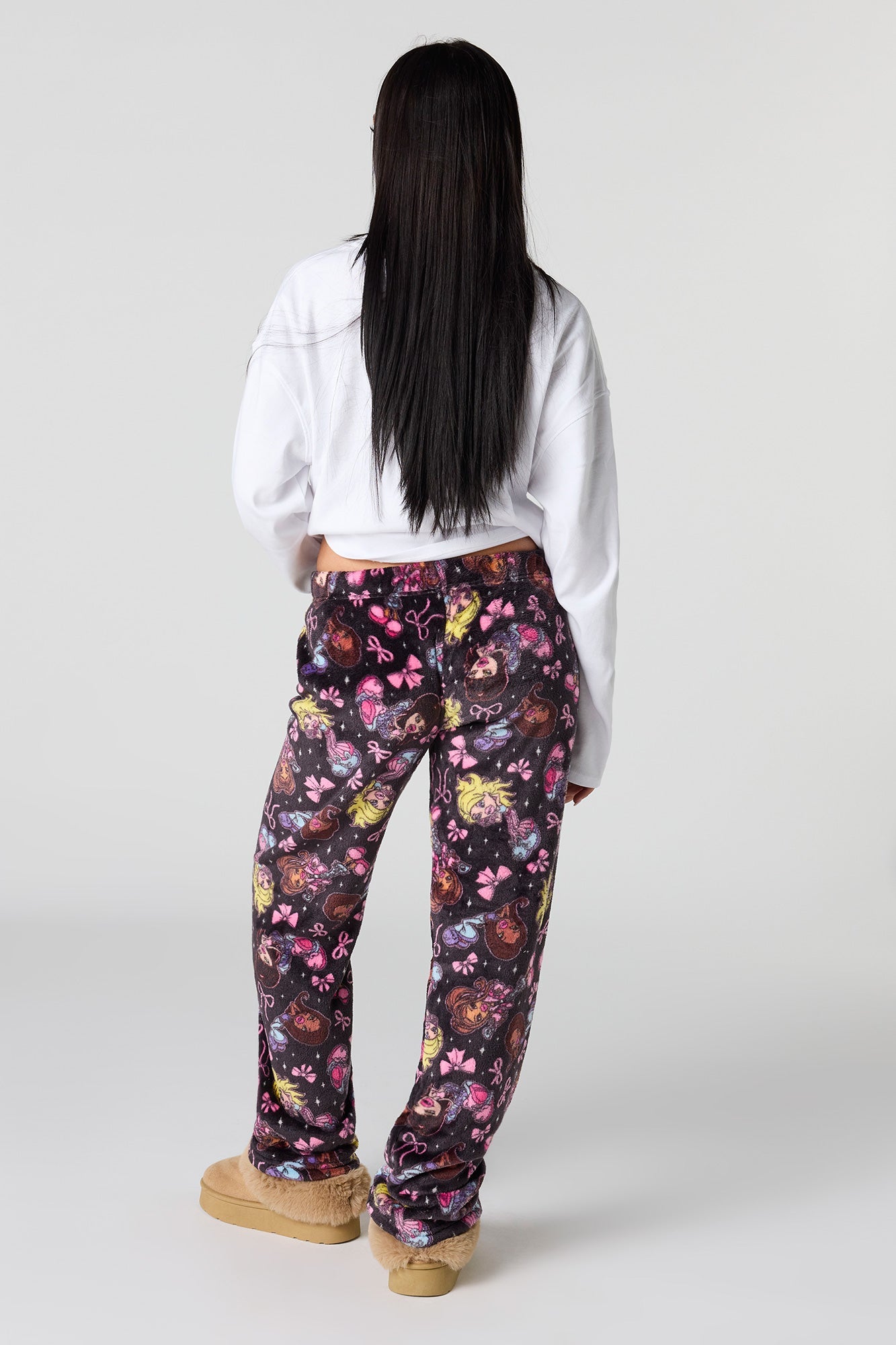Plush Printed Pajama Pant