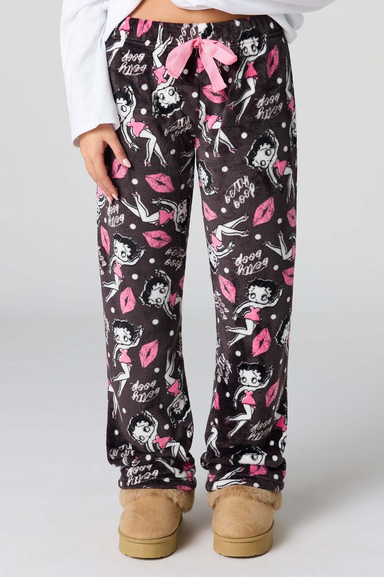Plush Printed Pajama Pant