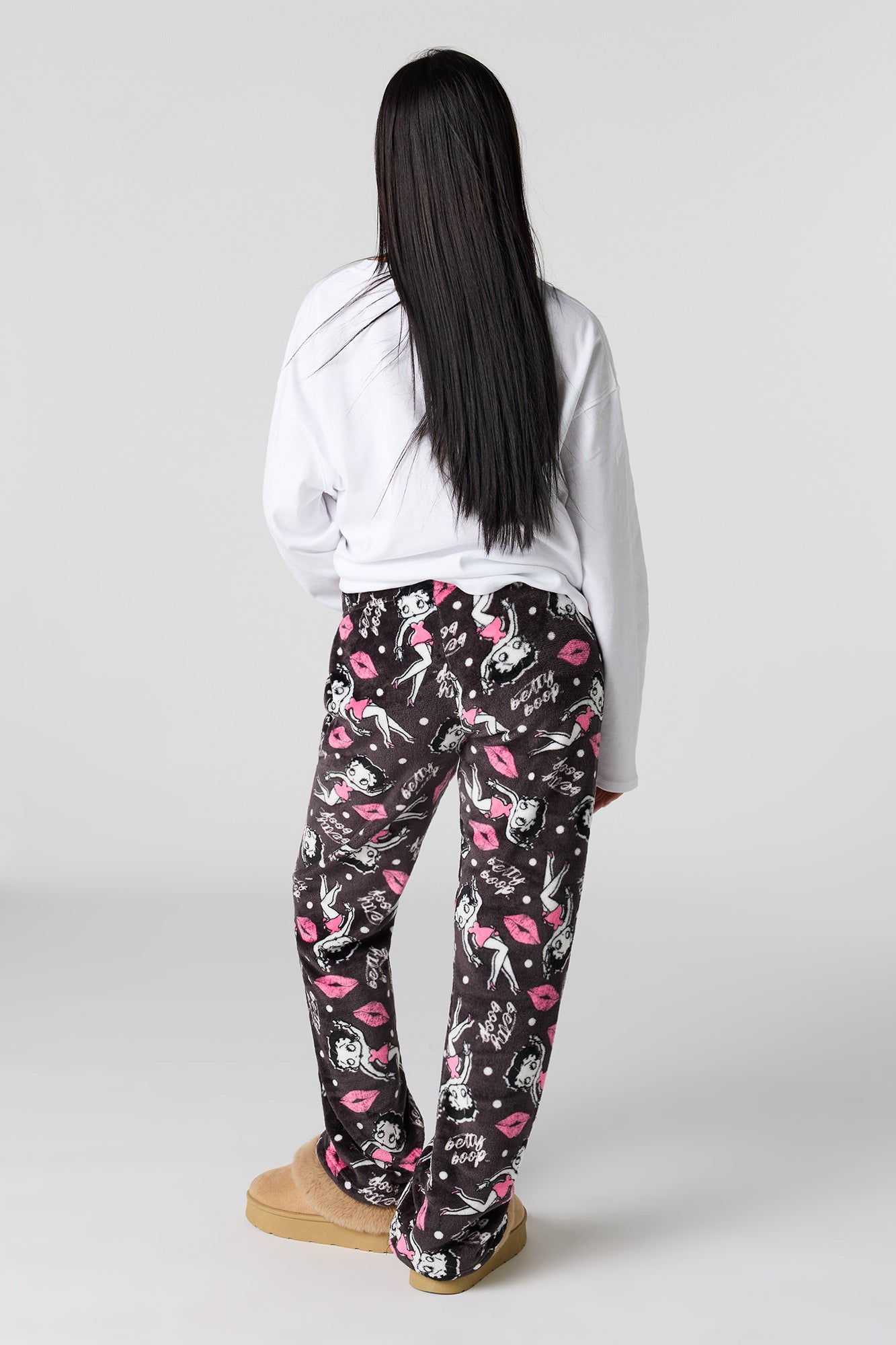 Plush Printed Pajama Pant