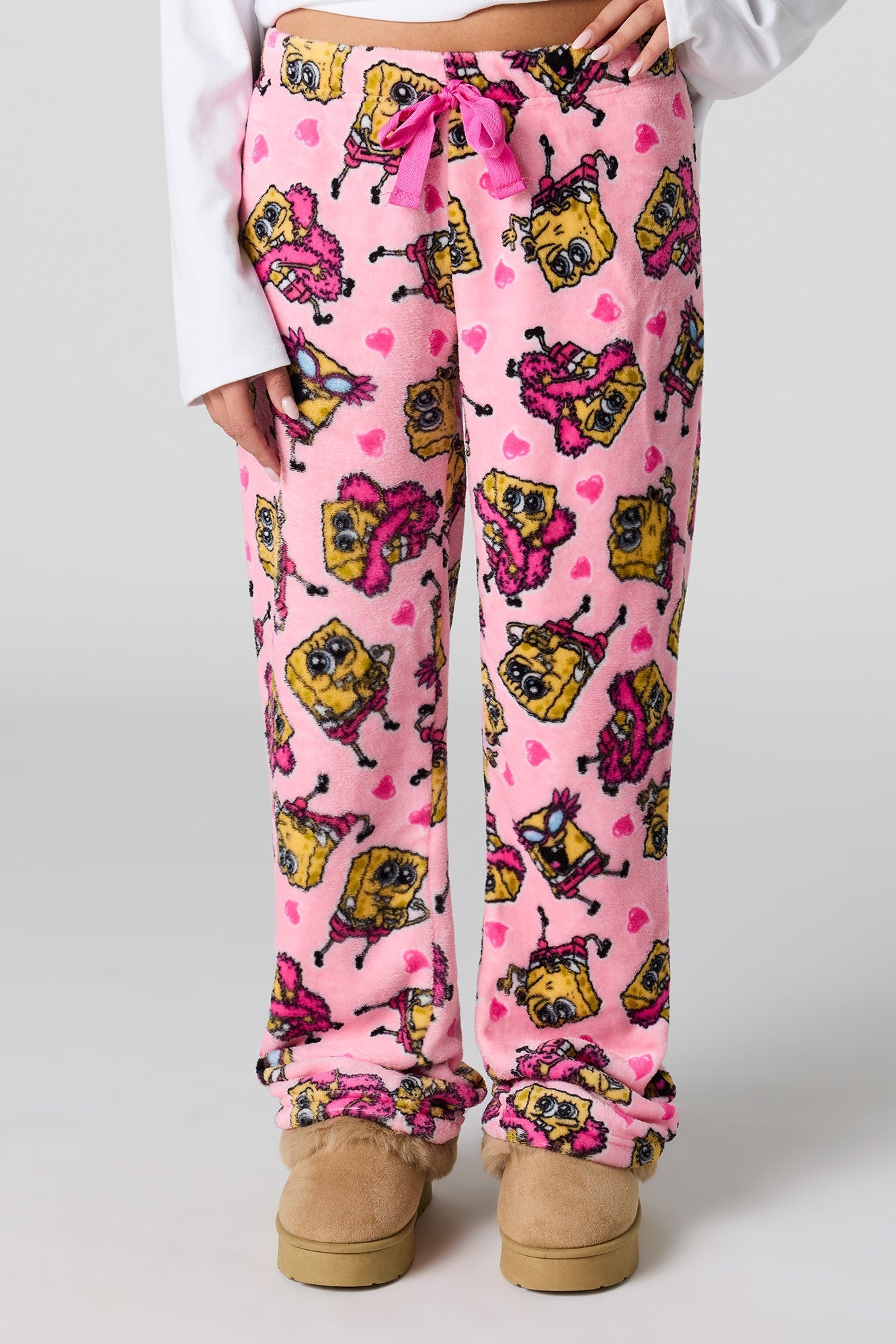 Plush Printed Pajama Pant