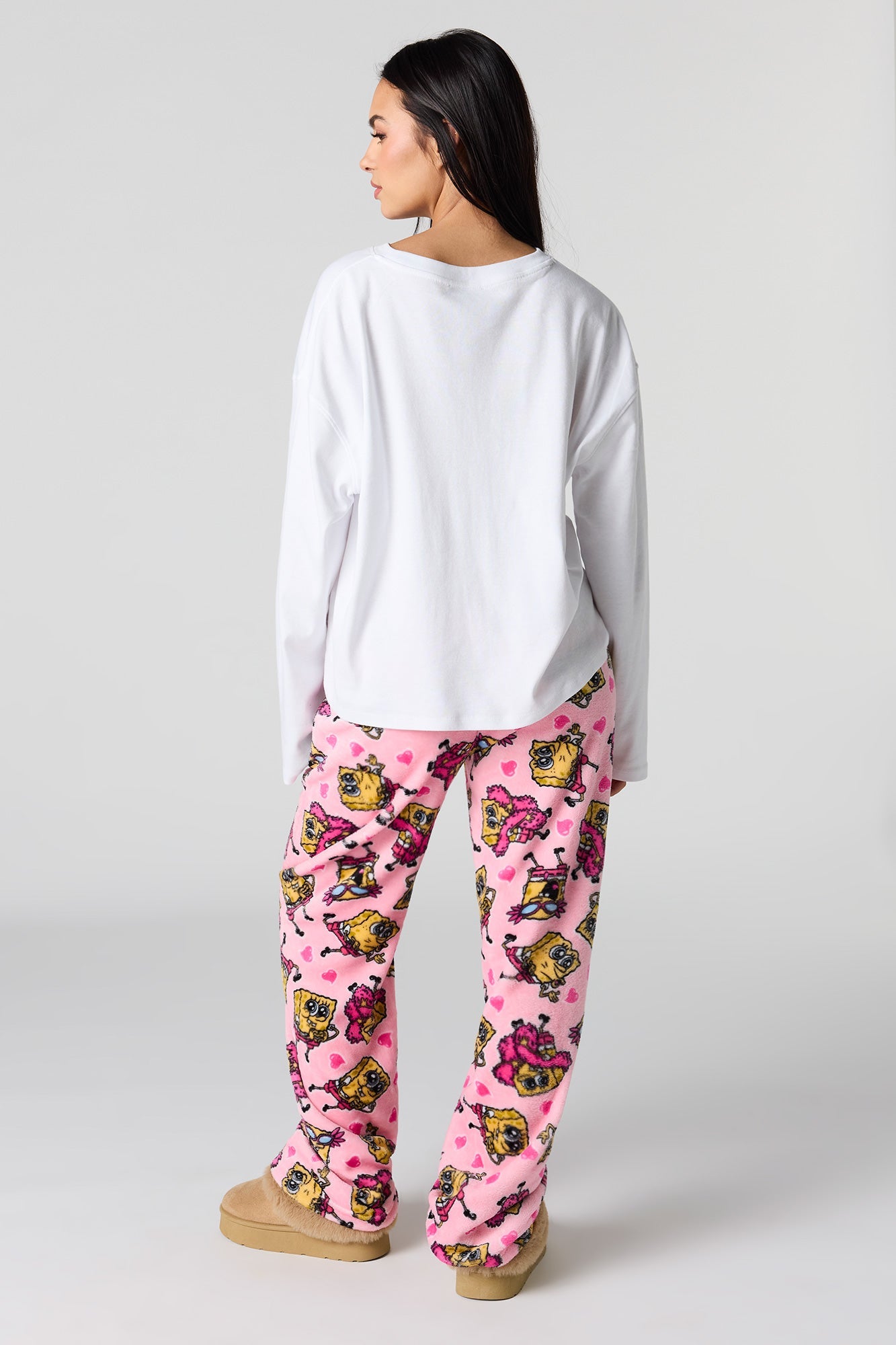 Plush Printed Pajama Pant