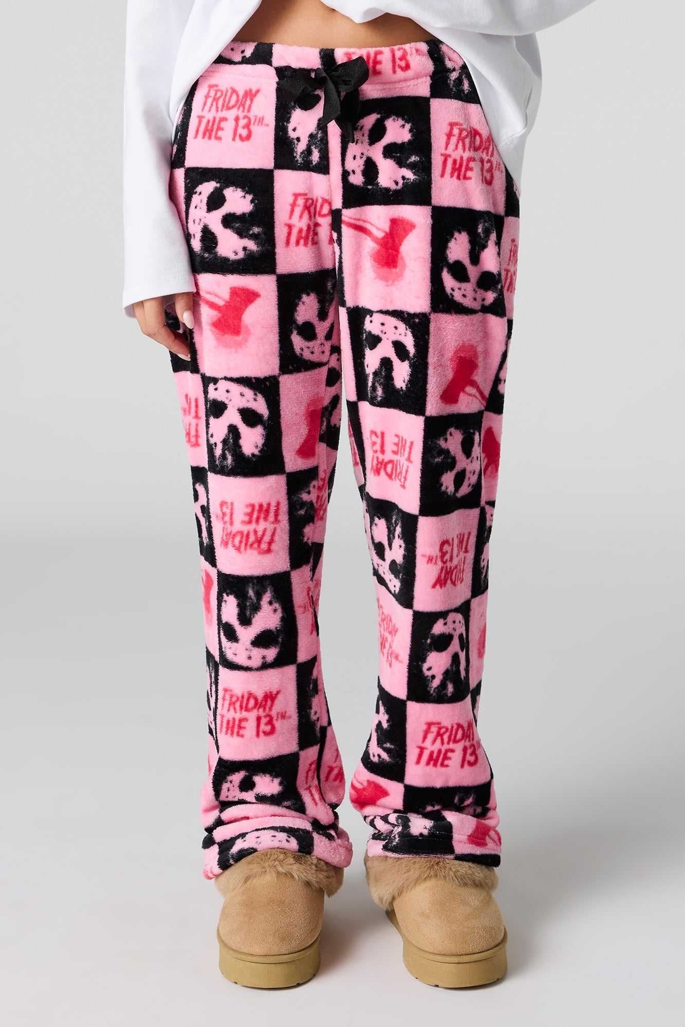 Plush Printed Pajama Pant