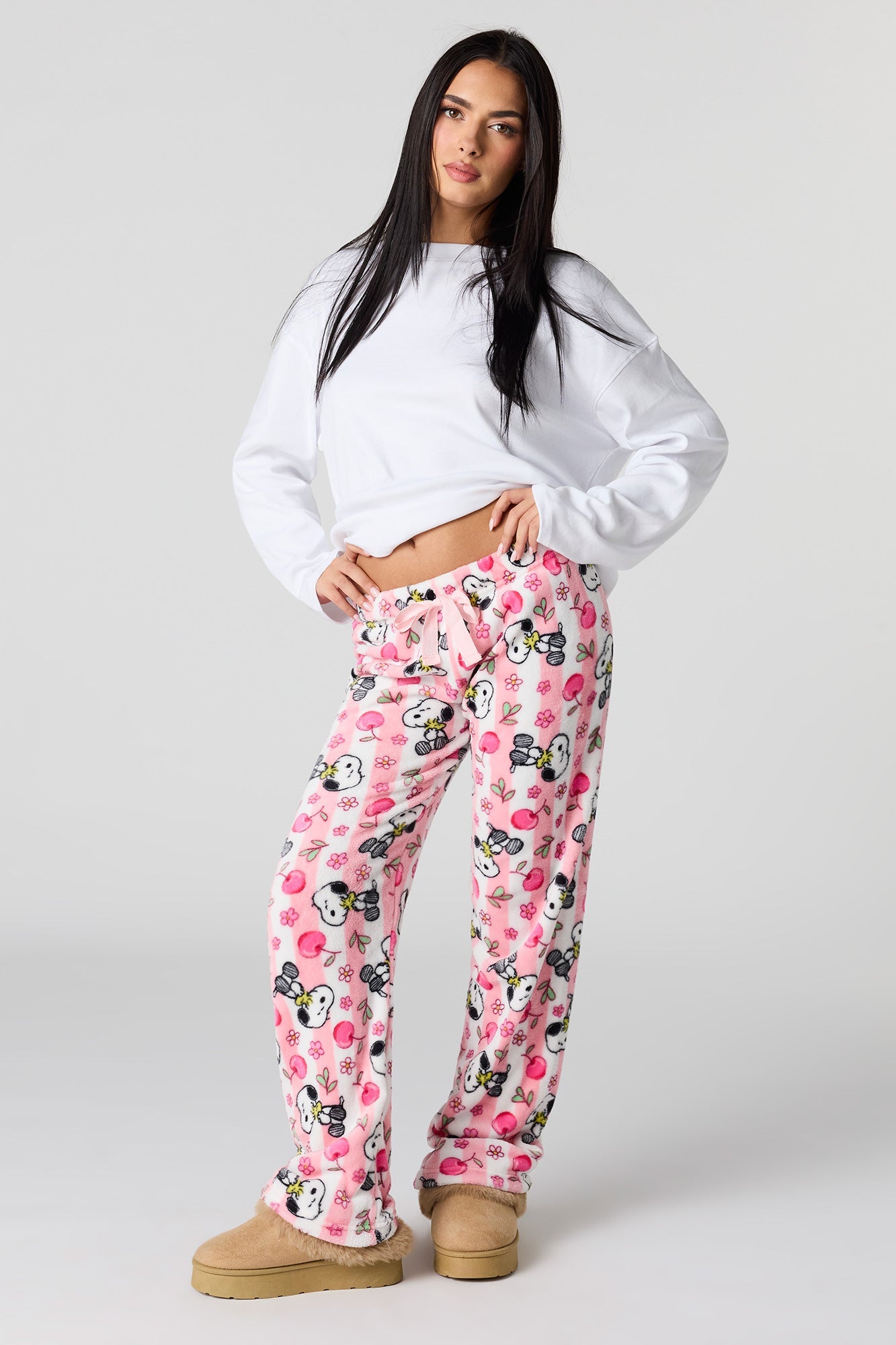 Plush Printed Pajama Pant