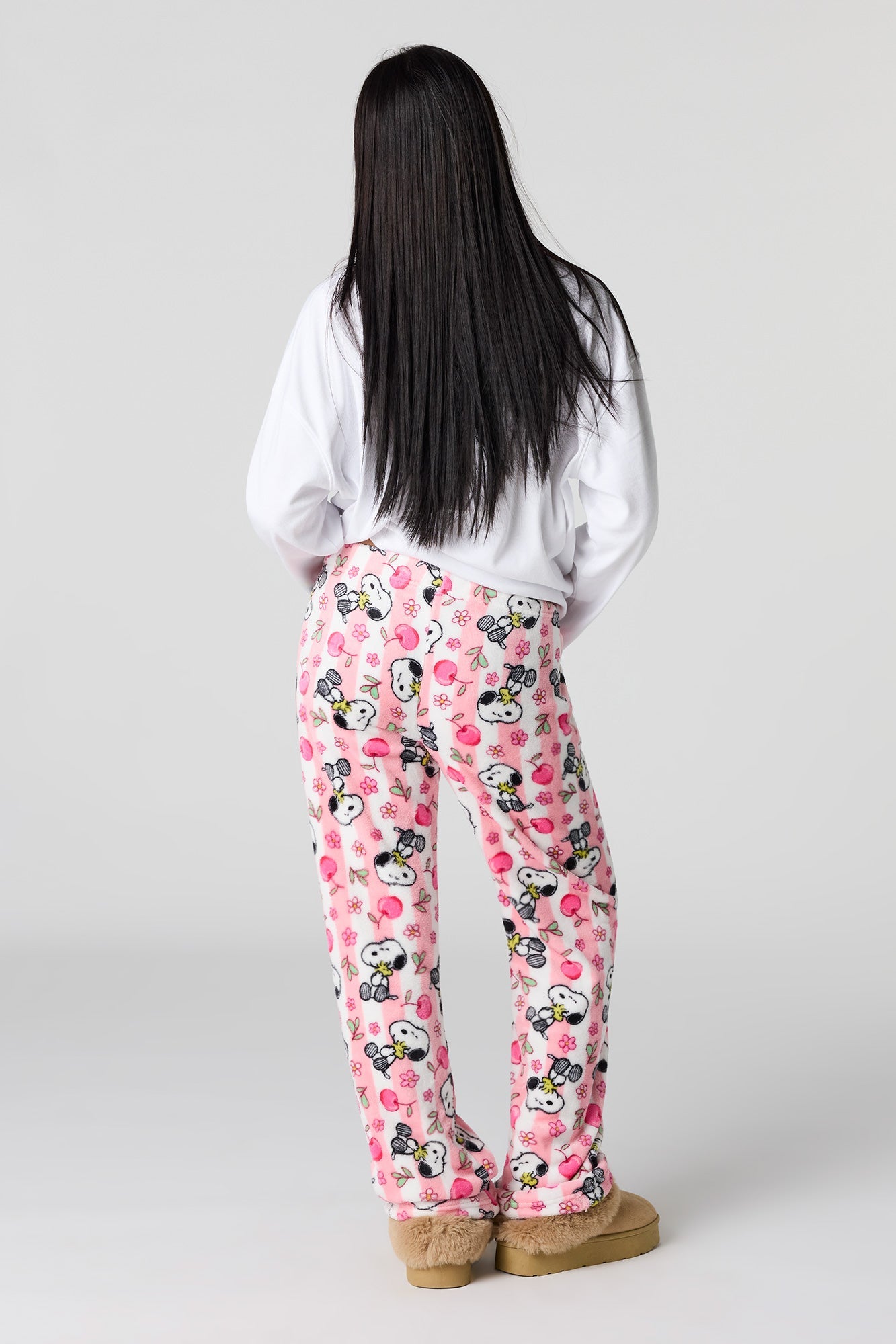 Plush Printed Pajama Pant