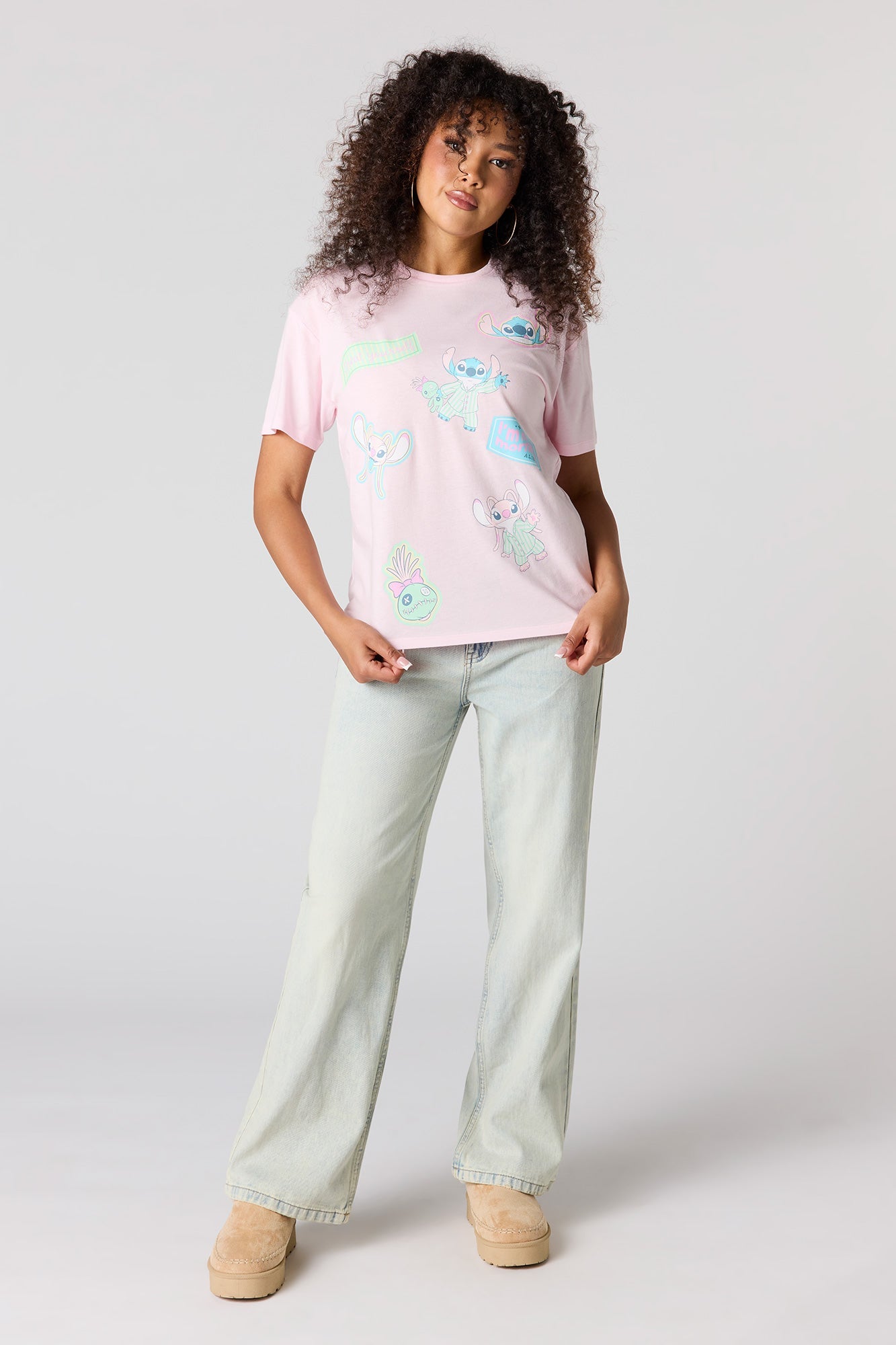 Stitch Graphic Boyfriend T-Shirt