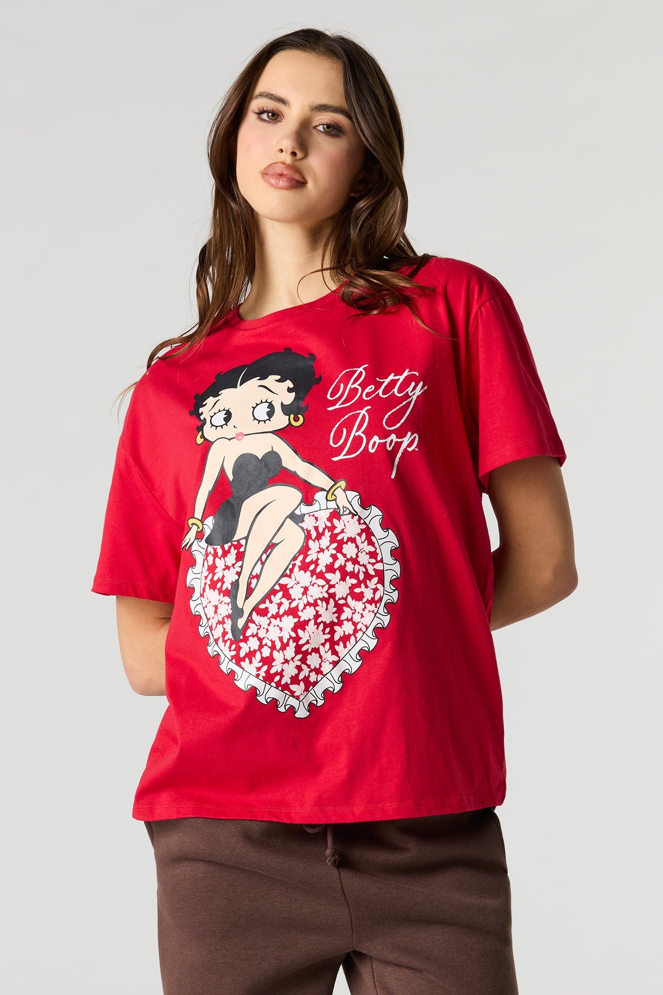 Betty Boop Graphic Boyfriend T-Shirt