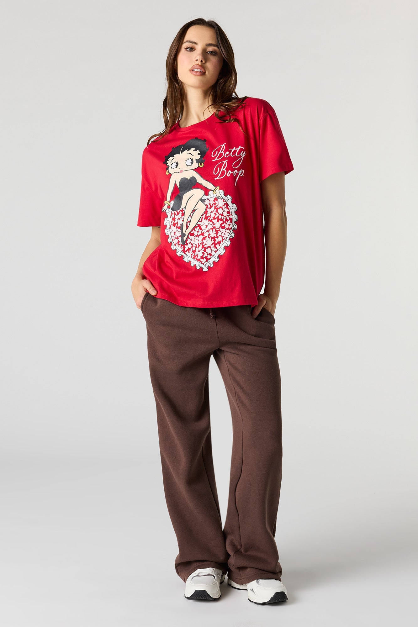 Betty Boop Graphic Boyfriend T-Shirt
