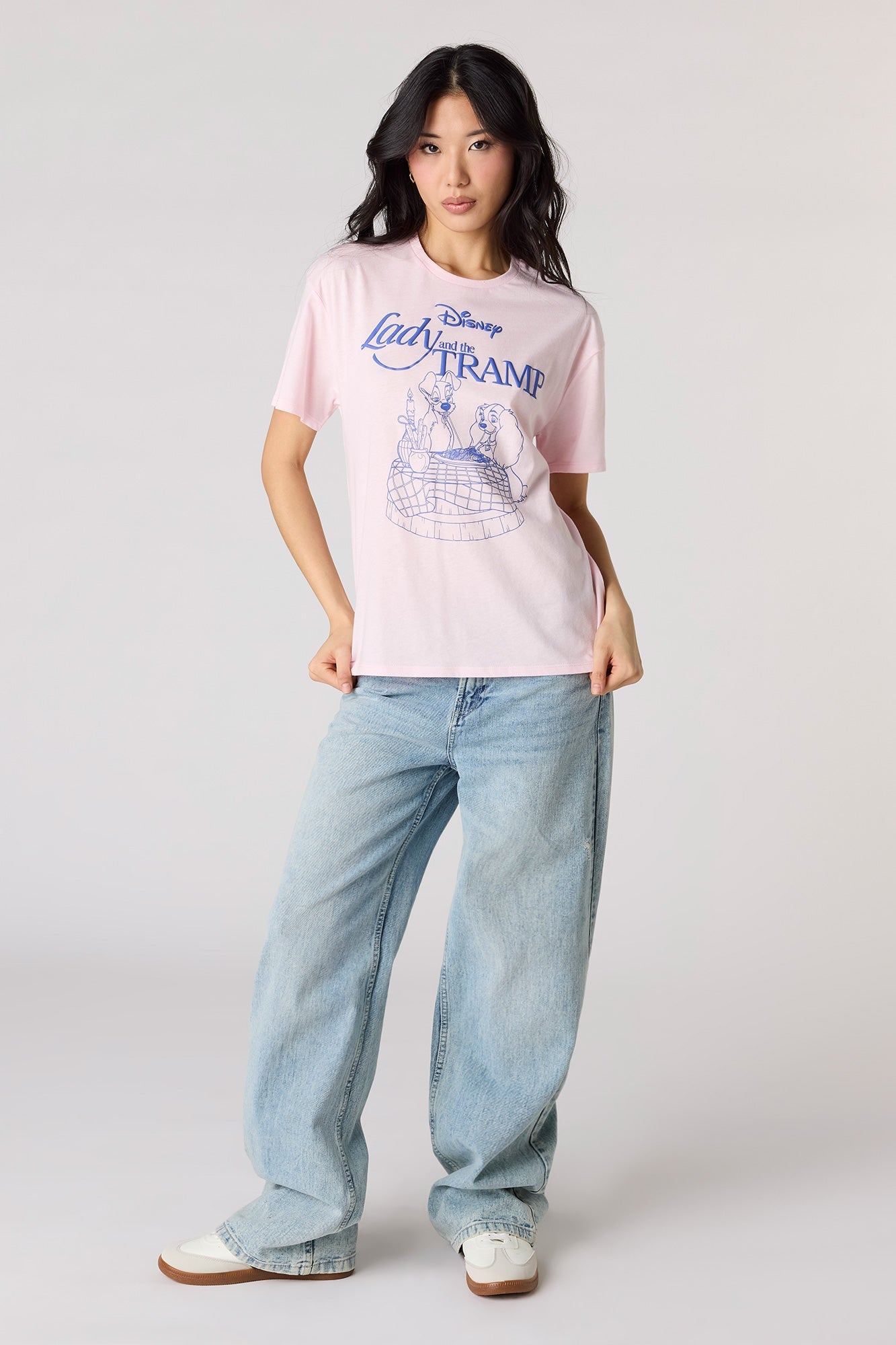 Lady and the Tramp Puff Print Boyfriend T-Shirt