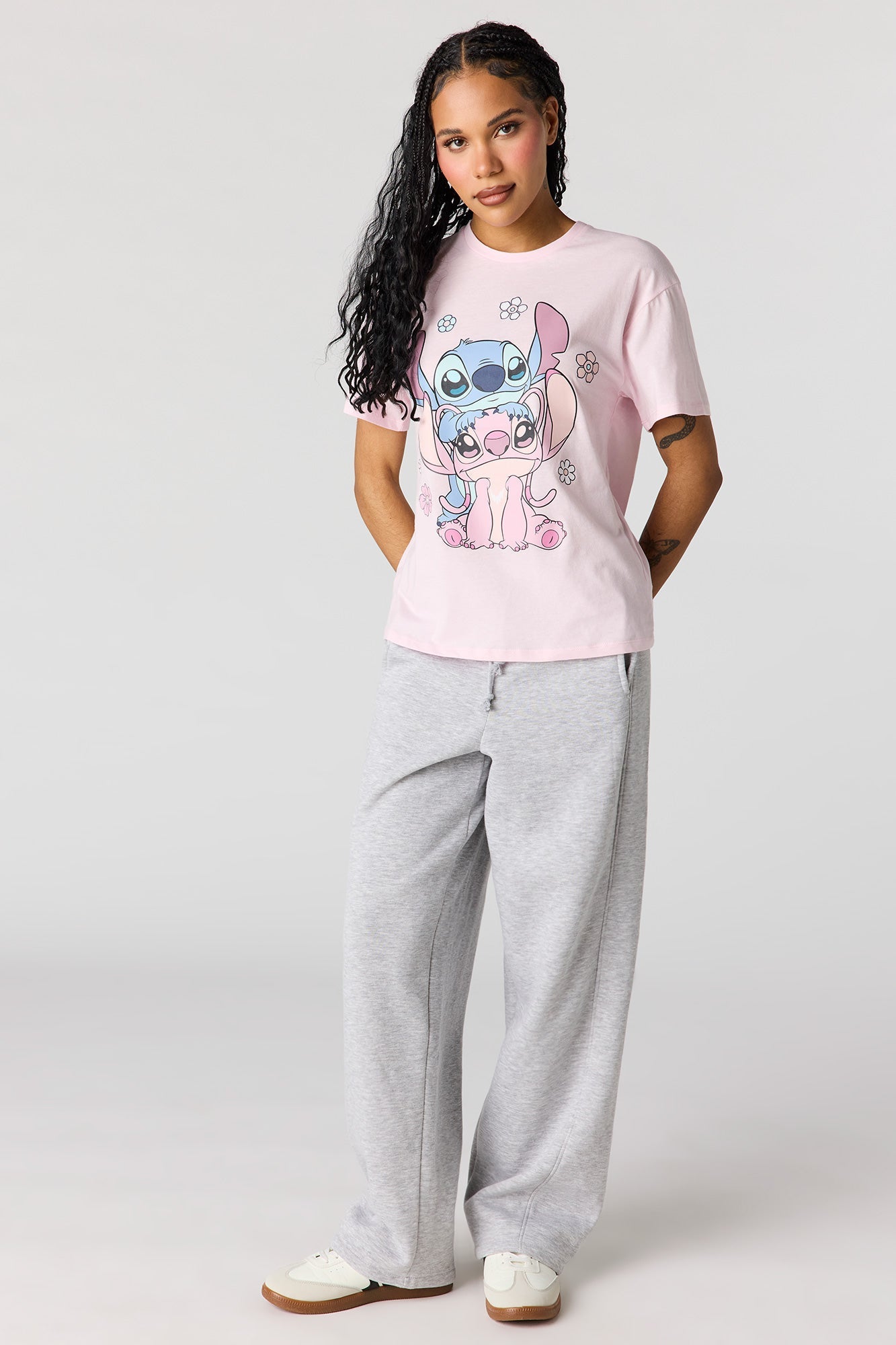 Stitch Graphic Boyfriend T-Shirt