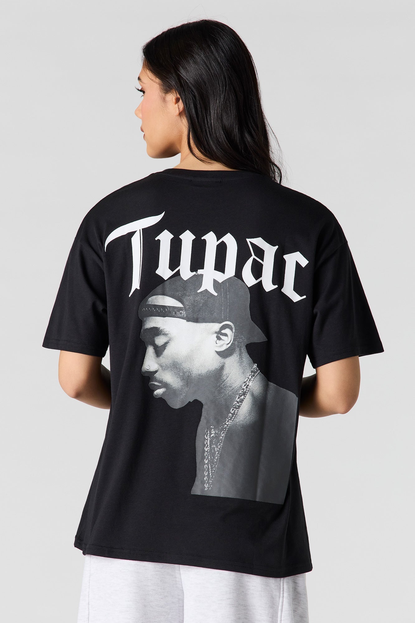 Tupac Graphic Boyfriend T-Shirt