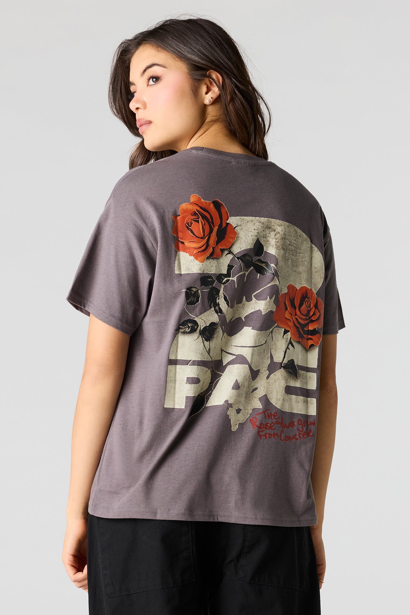 Tupac Graphic Boyfriend T-Shirt