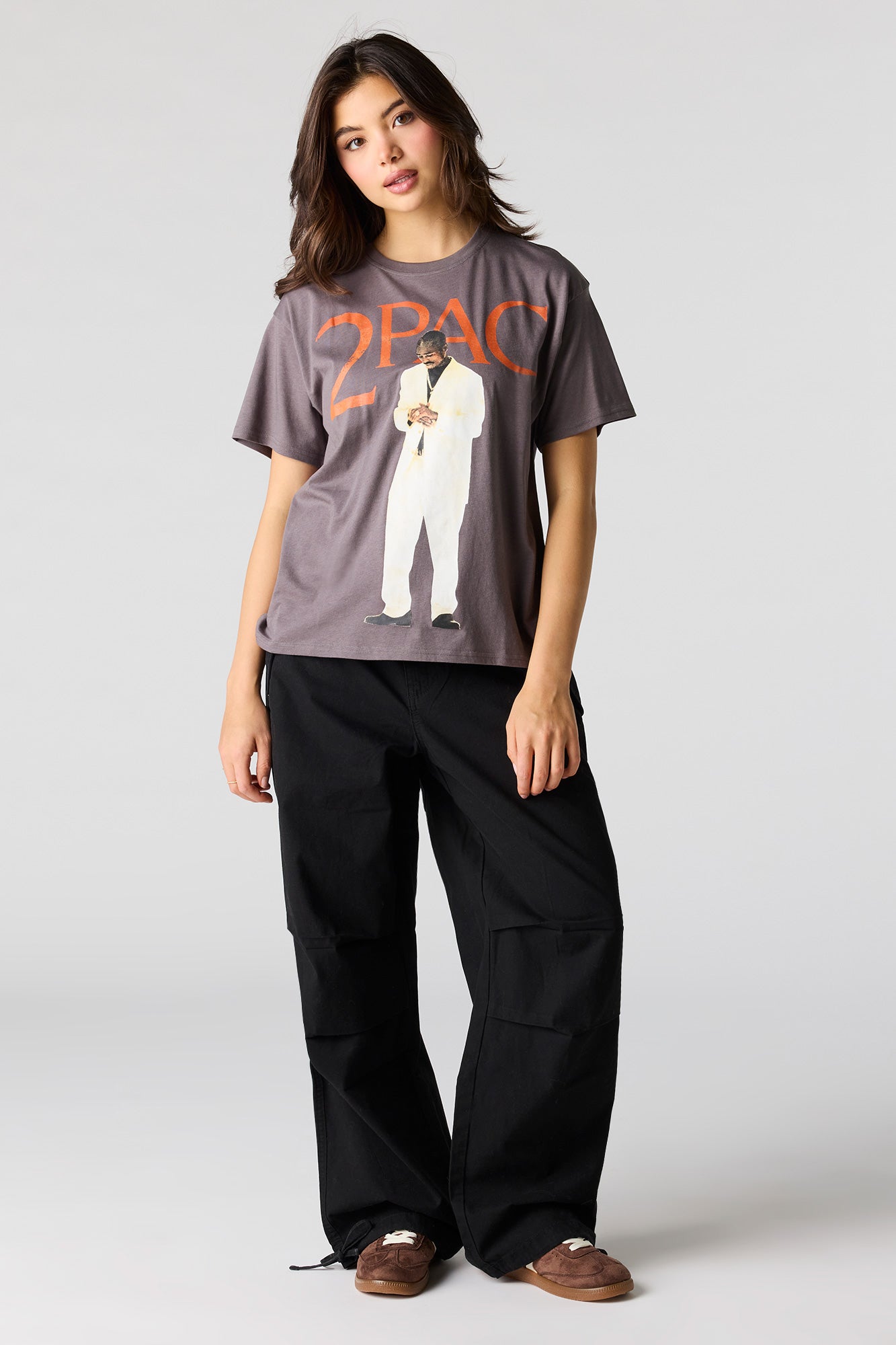 Tupac Graphic Boyfriend T-Shirt