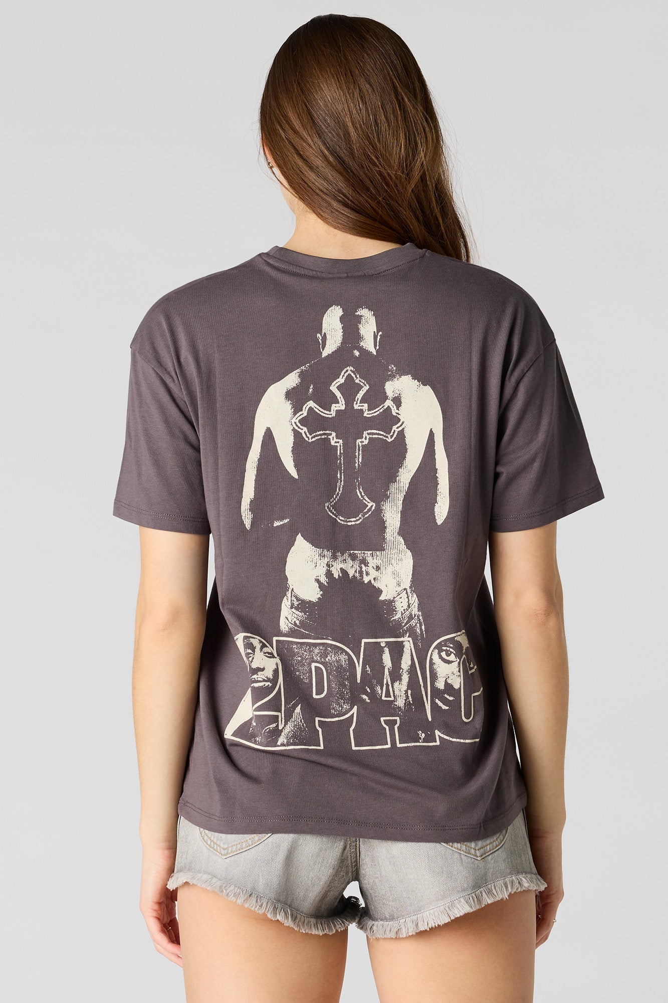 Tupac Graphic Boyfriend T-Shirt
