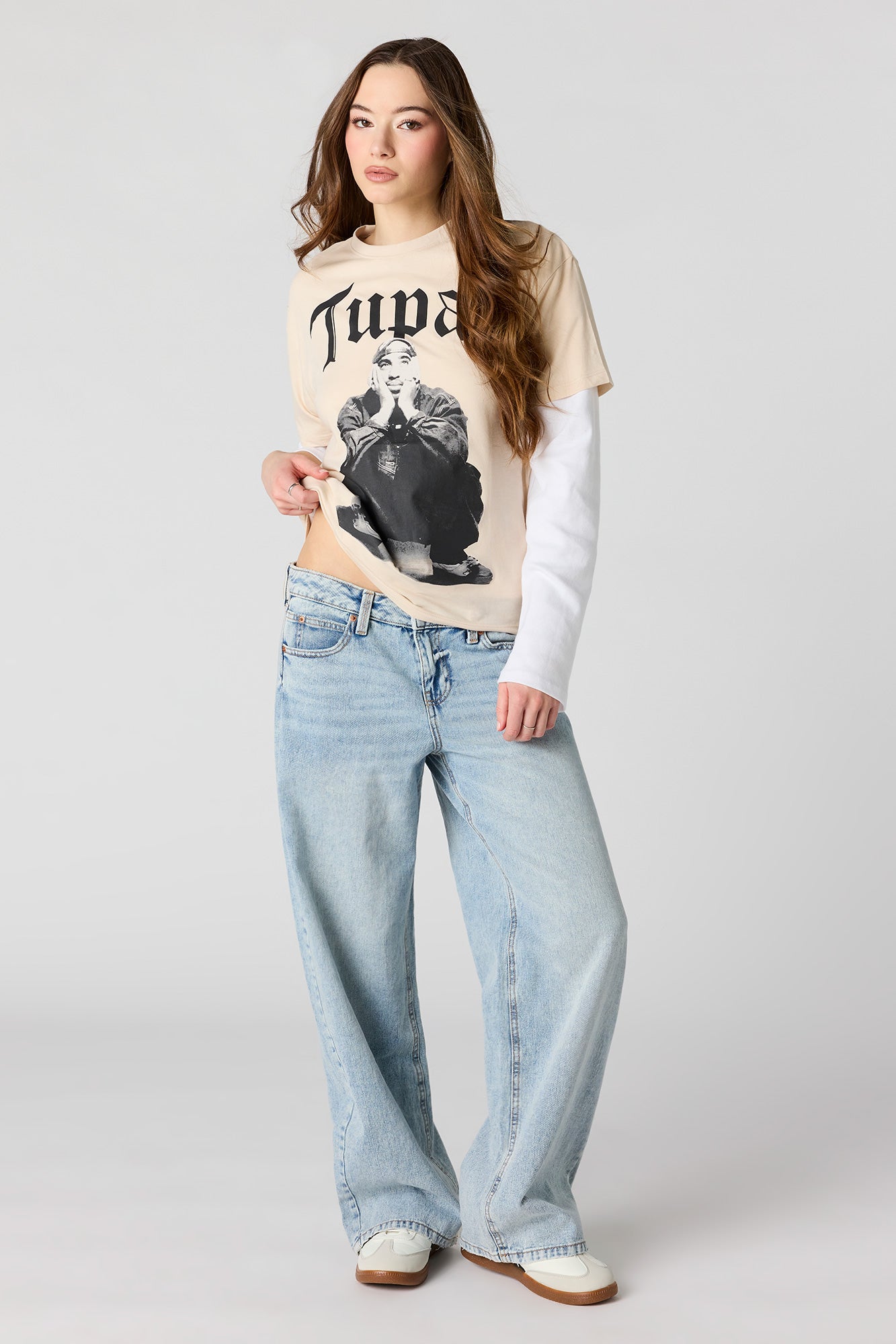 Tupac Graphic Boyfriend T-Shirt