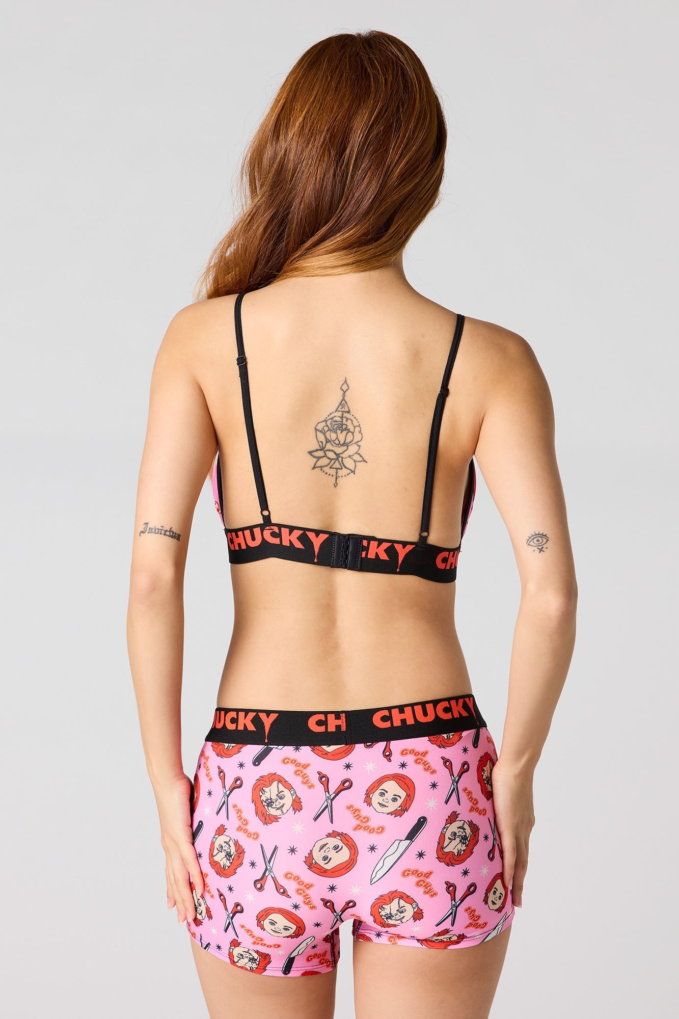 Chucky Triangle Bra & Boy Short Set