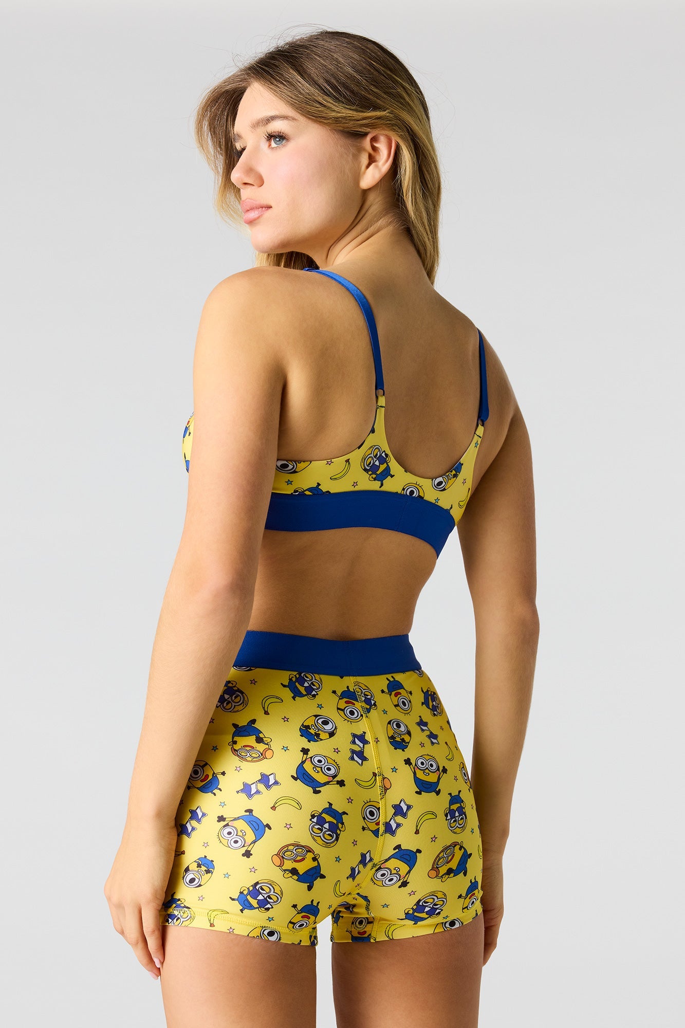 Minions Triangle Bra & Boy Short Set