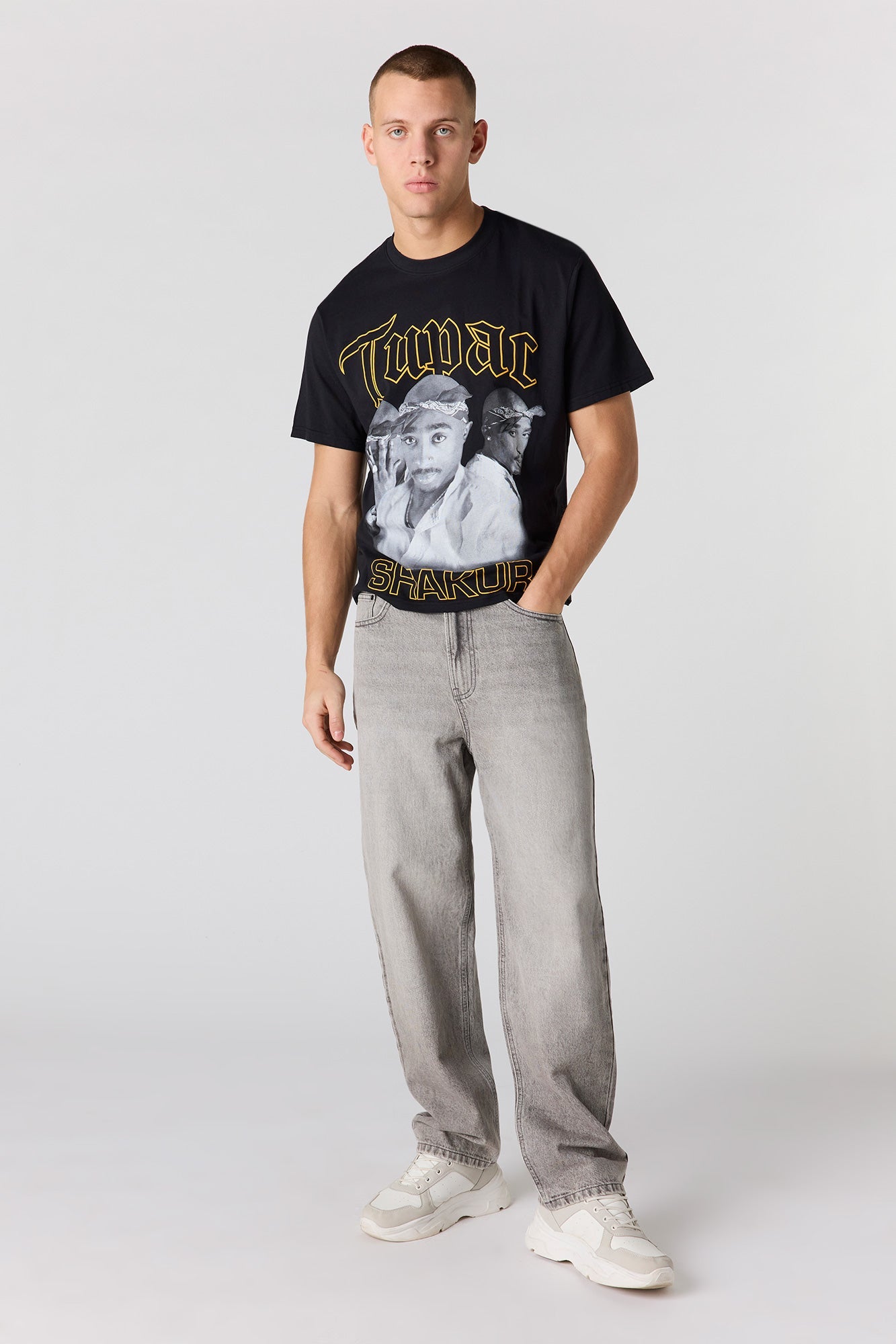 Tupac Puff Print T-Shirt