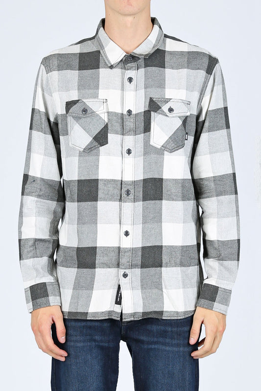 Vans Guys White Box Flannel Long Sleeve Shirt