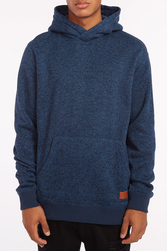 Quiksilver Keller Navy Polar Fleece Hoodie