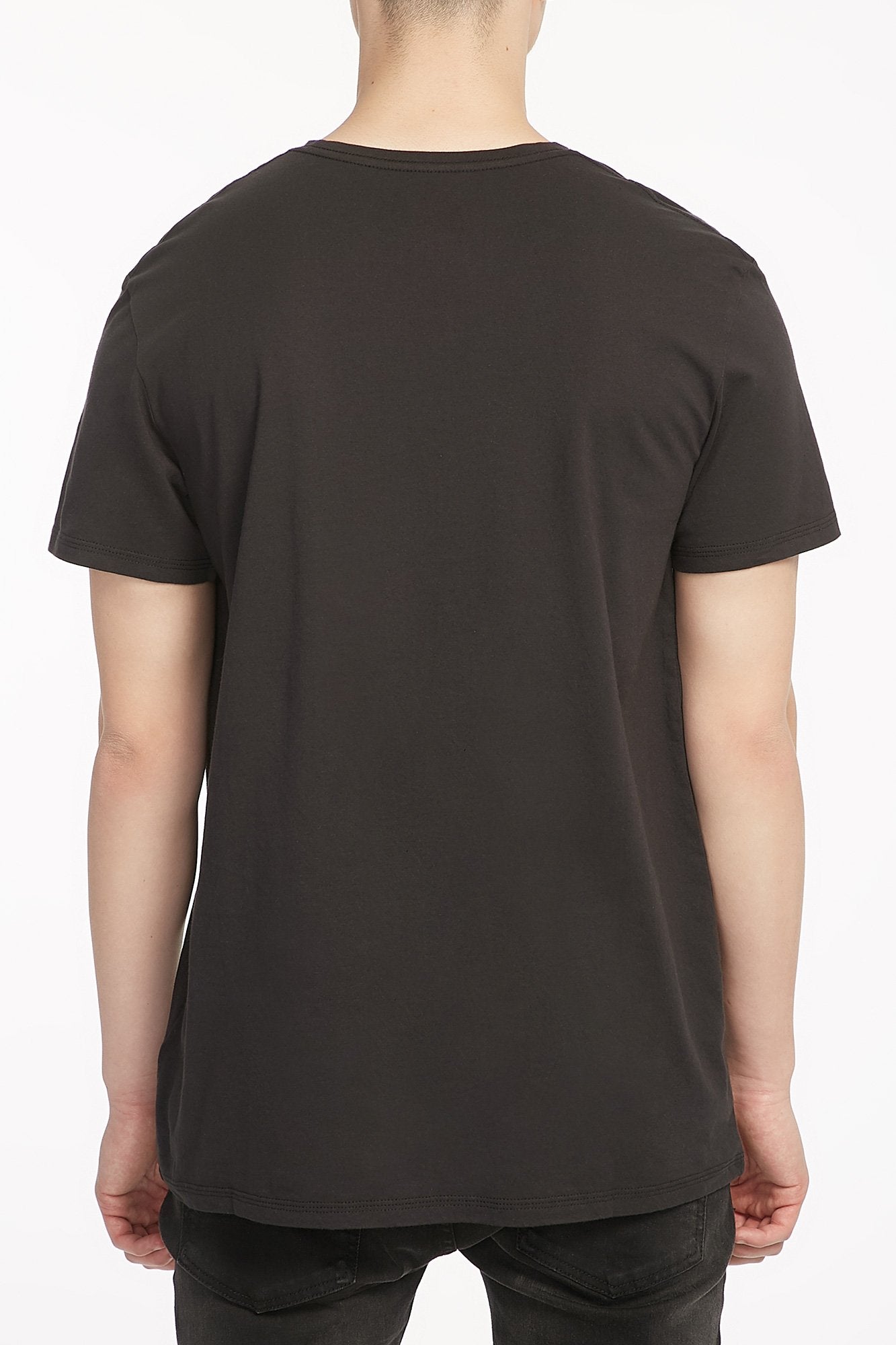 Quiksilver Guys Black Pocket Short Sleeve Tee