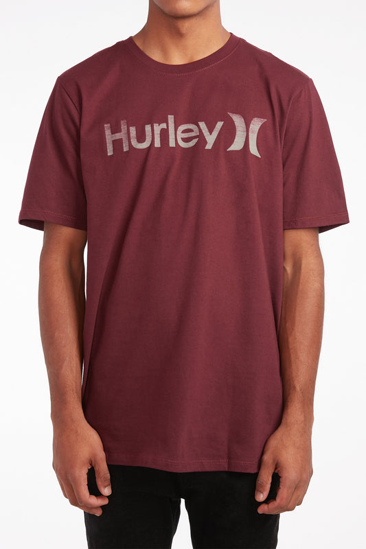 Hurley Guys One And Only Push Through Burgundy Tee