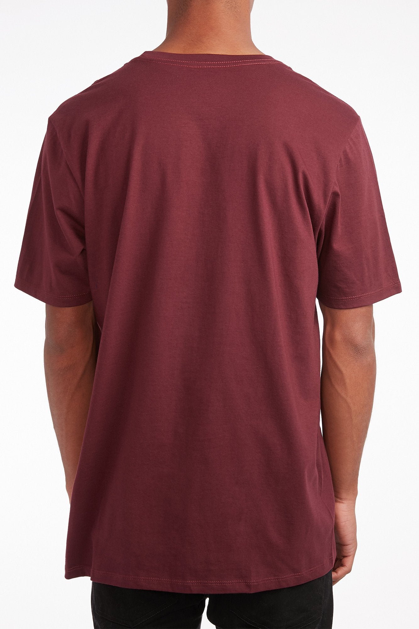 Hurley Guys One And Only Push Through Burgundy Tee