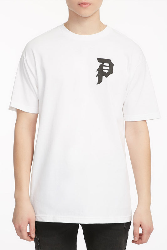Primitive Guys White Bloom Short Sleeve Graphic Tee