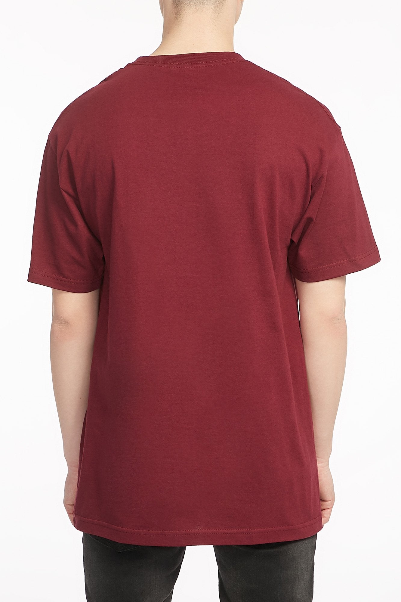Primitive Guys Burgundy Classic Rosebud Short Sleeve Graphic Tee