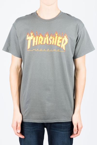 THRASHER FLAME DRK GRY