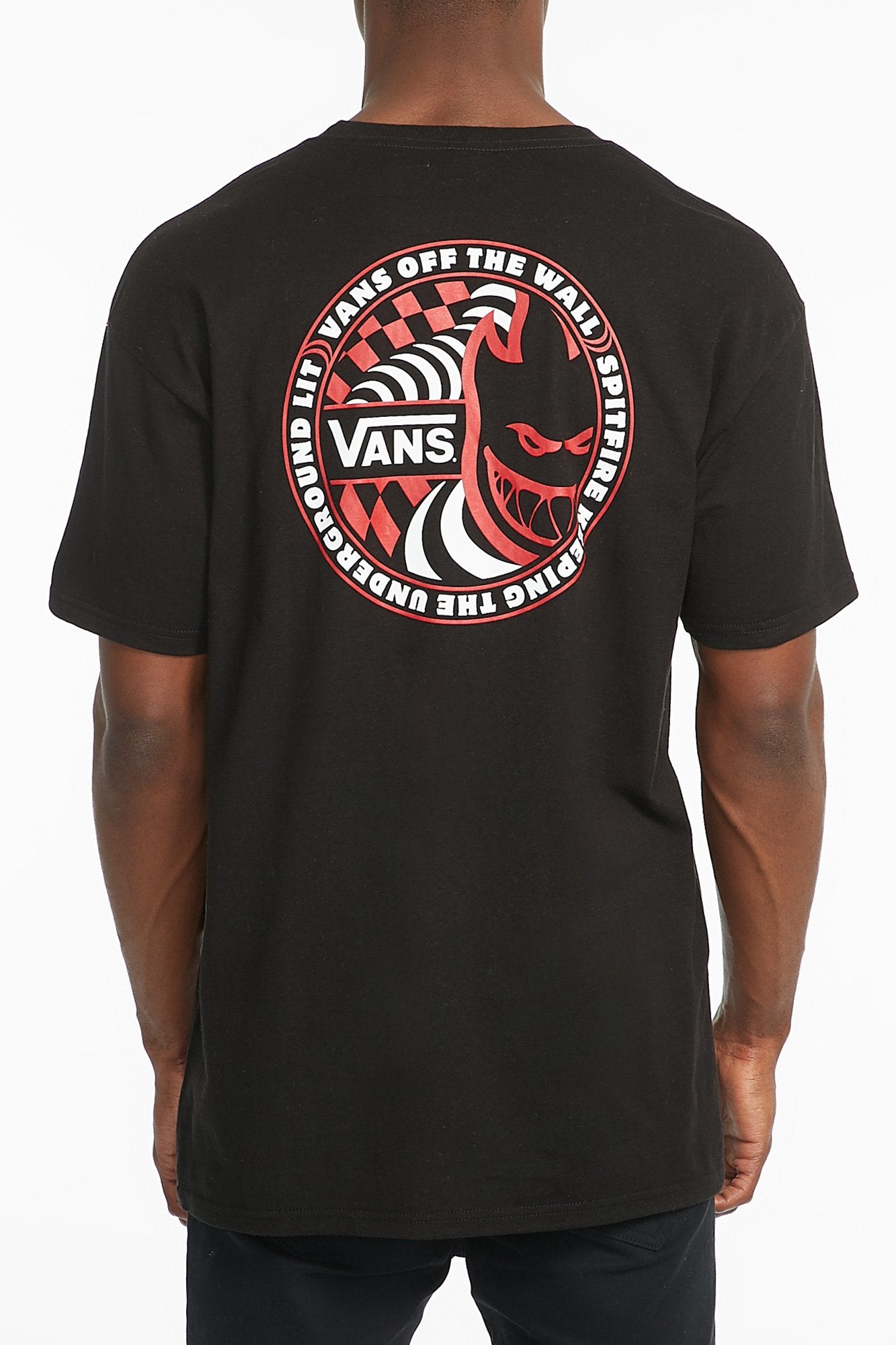 Vans x Spitfire Guys Black Graphic Tee