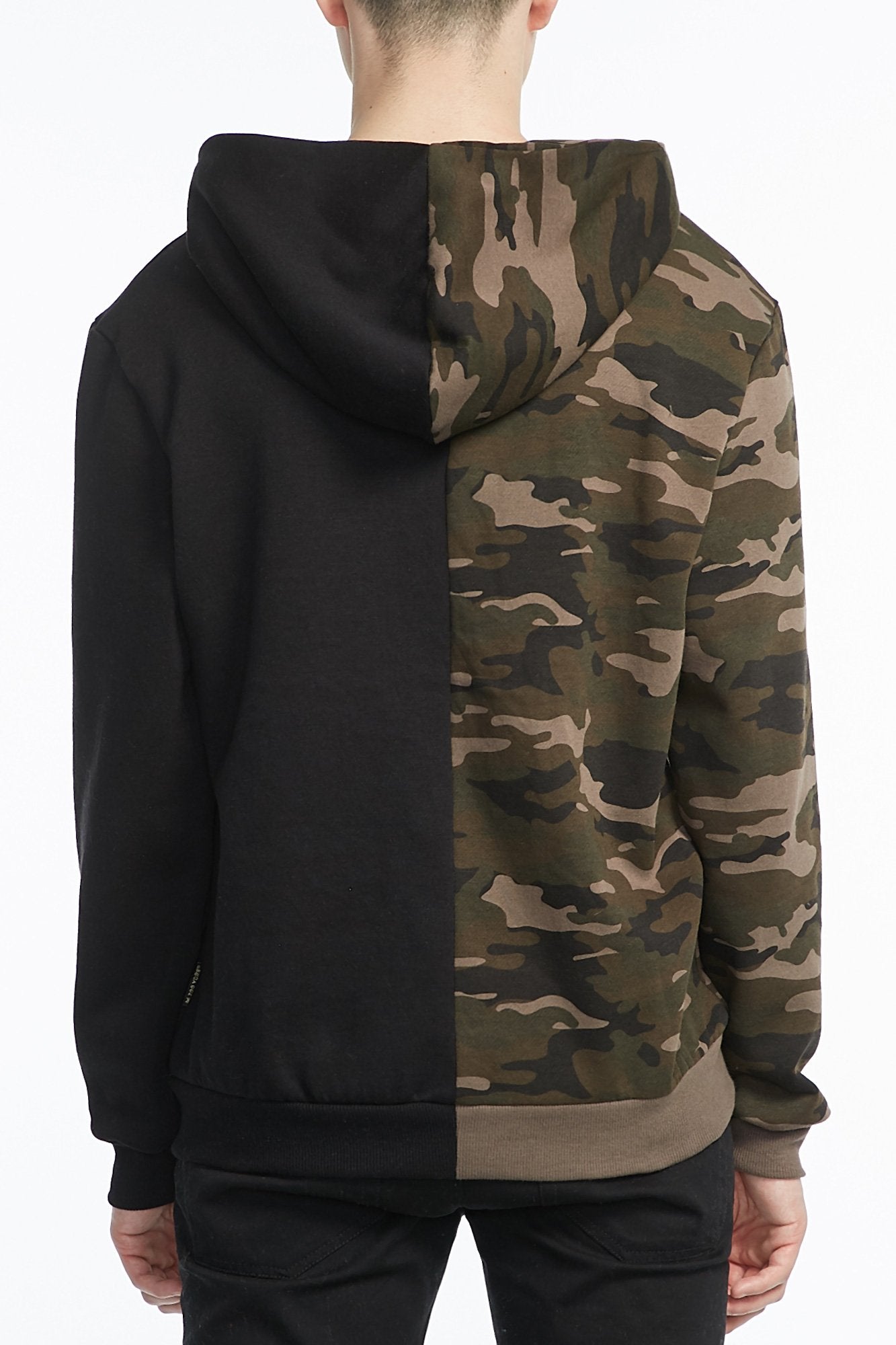 Zoo York Guys Camo Split Graphic Hoodie