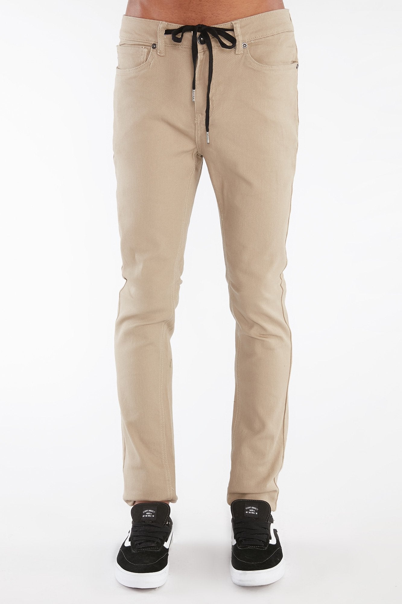 West49 Guys Skinny Bull Denim Khaki Pants