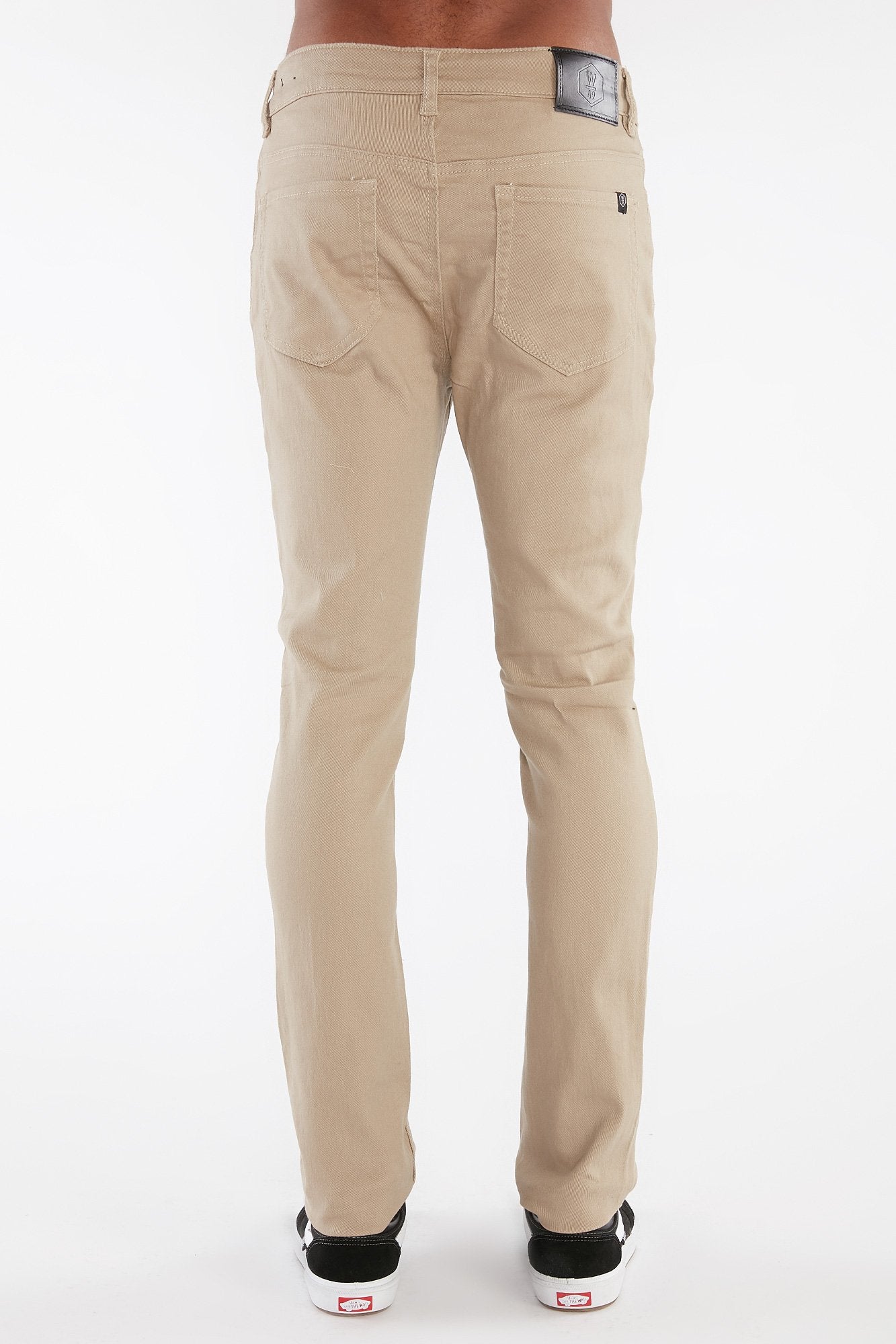 West49 Guys Skinny Bull Denim Khaki Pants