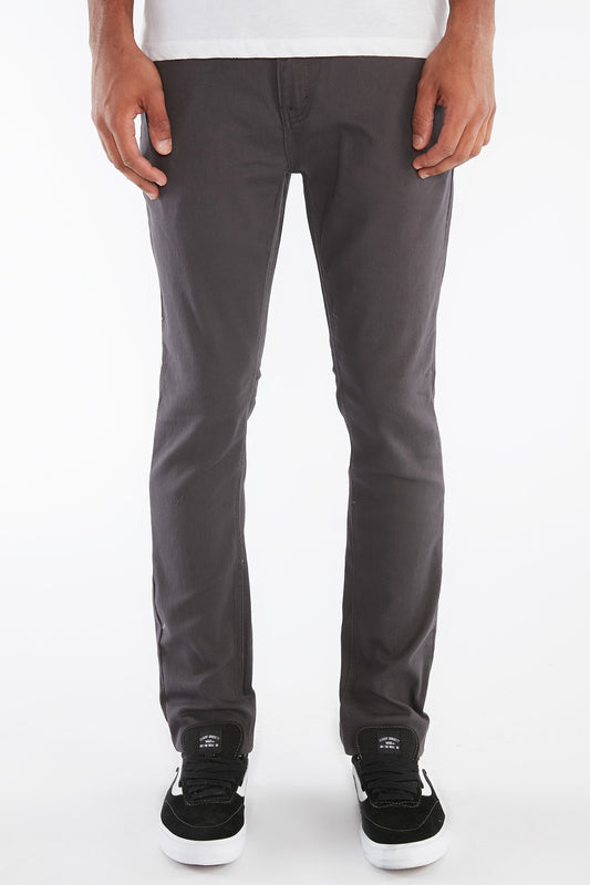 West49 Guys Skinny Bull Denim Charcoal Pants