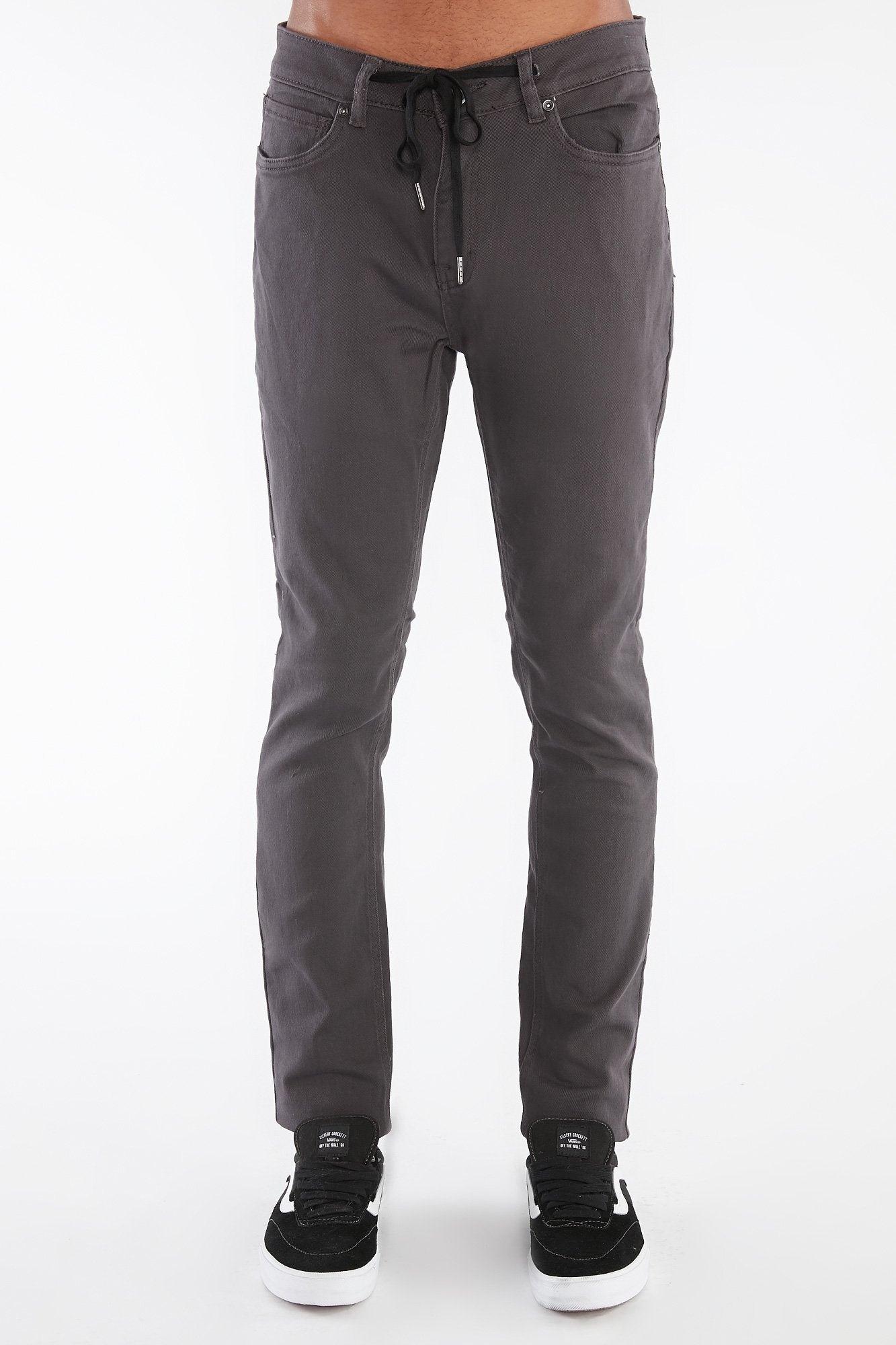 West49 Guys Skinny Bull Denim Charcoal Pants