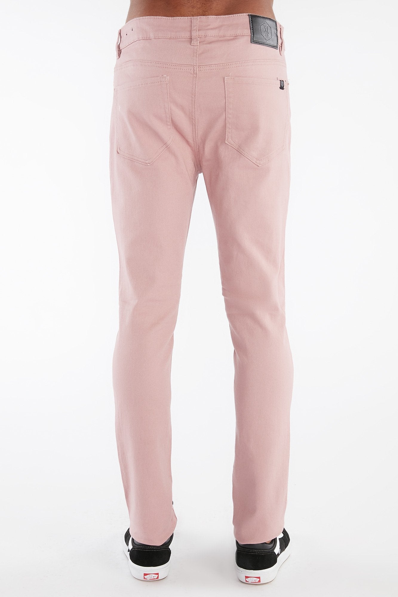 West49 Guys Skinny Bull Denim Pink Pants