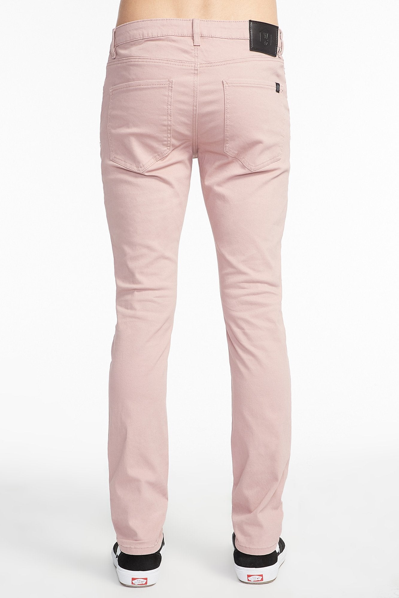 West49 Guys Pink 5 Pocket Twill Skinny Pant