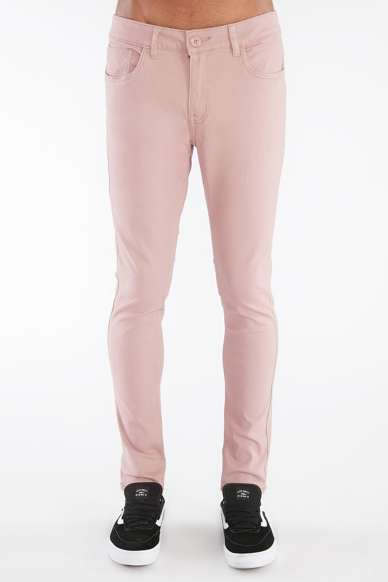 West49 Guys Pink Twill Super Skinny Pant