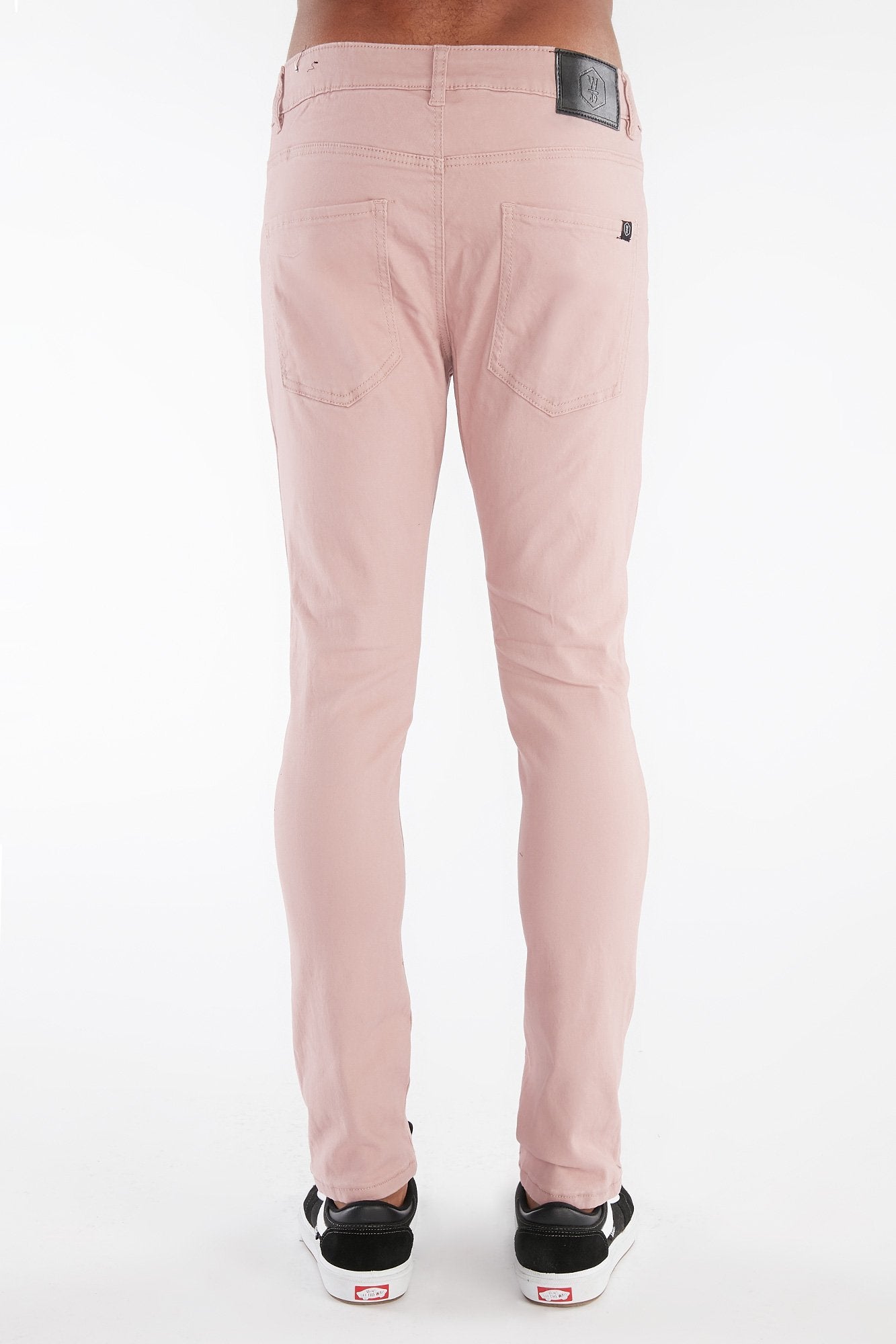 West49 Guys Pink Twill Super Skinny Pant