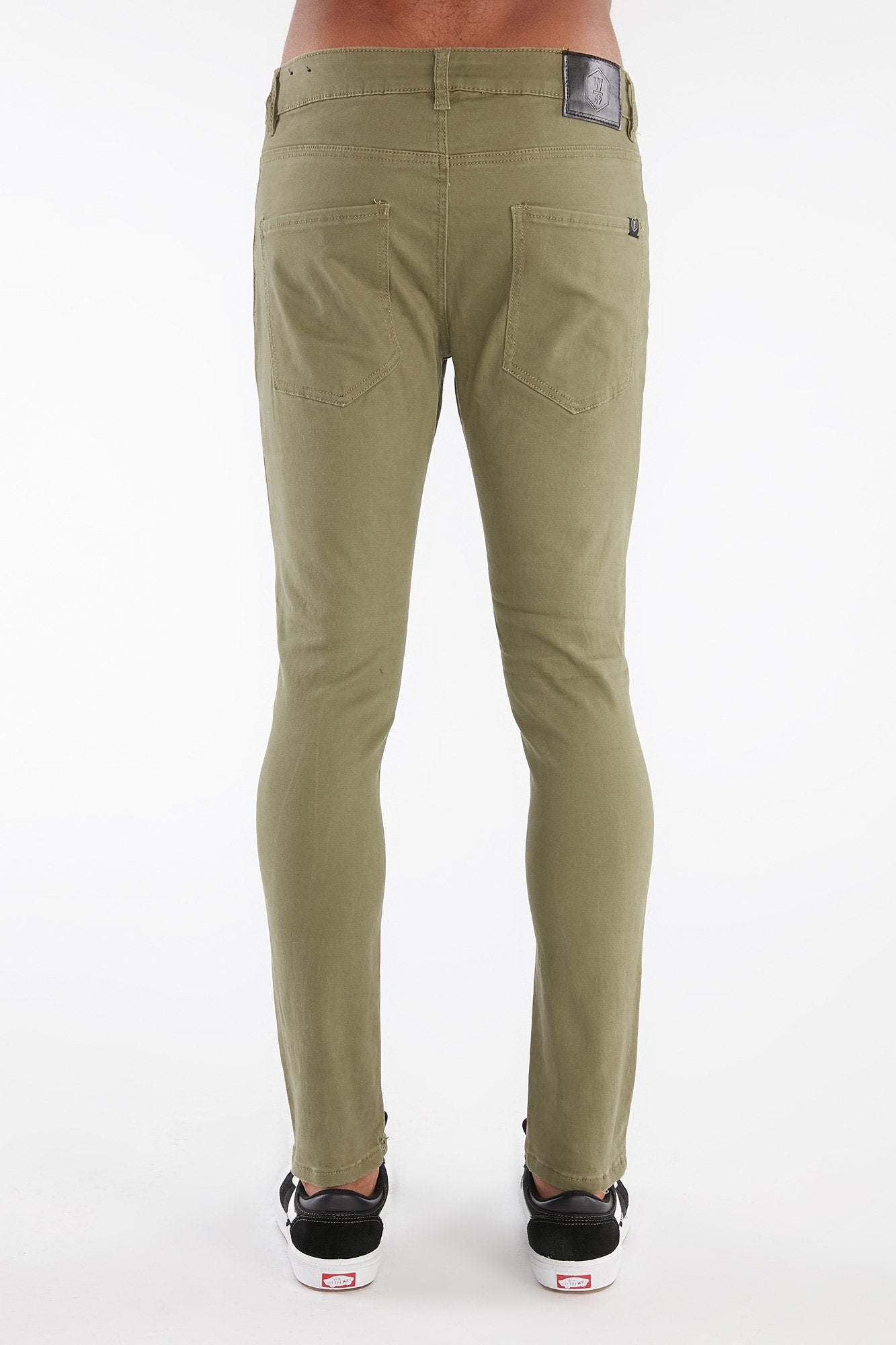 West49 Guys Olive Twill Super Skinny Pant