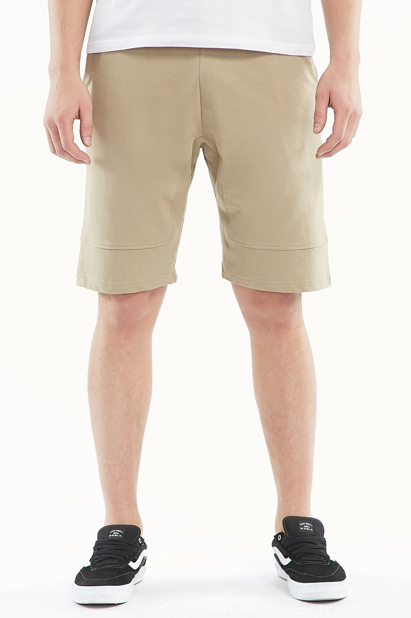 Guys Ribbed Fleece Shorts