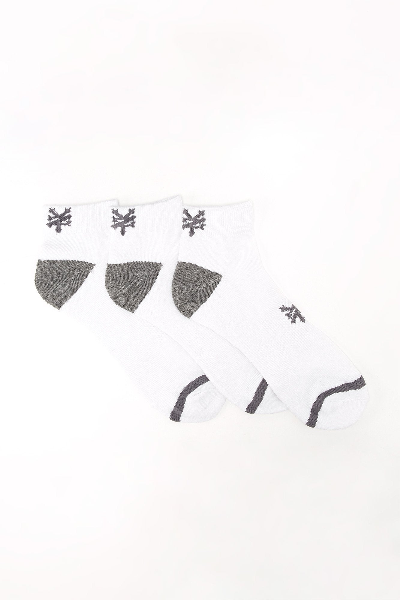 Zoo York Guys 3-Pack Logo Contrast Socks
