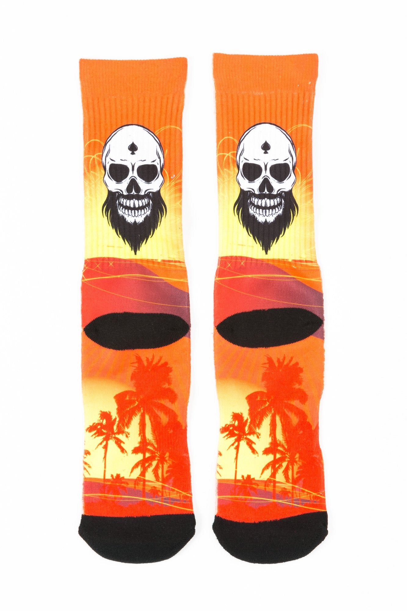 Guys Skull Dusk Print Socks